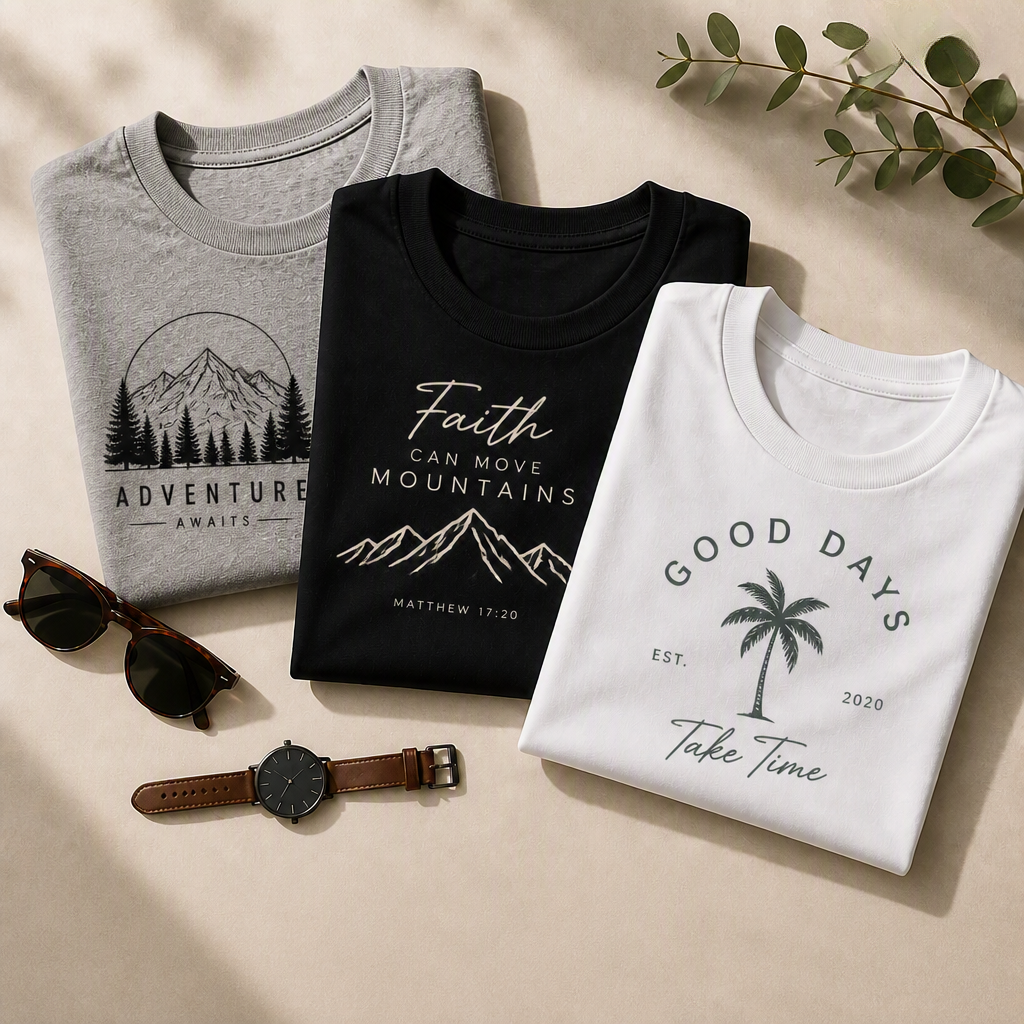 Adult Graphic T‑Shirts & Hoodies