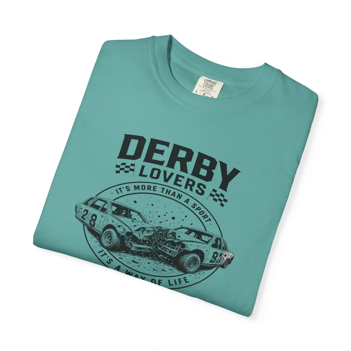 Derby Racers Illustration T-shirt | Vintage Race Car Design