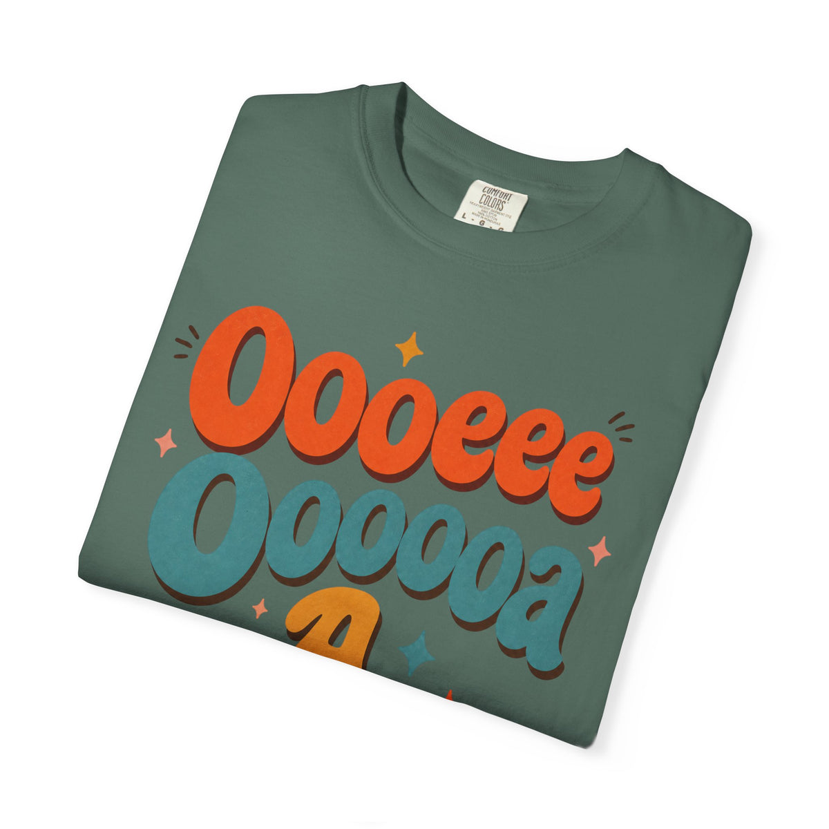 Retro Groovy Lettering Oooeee Oooooaa T-shirt | Vintage Bubble Text Shirt