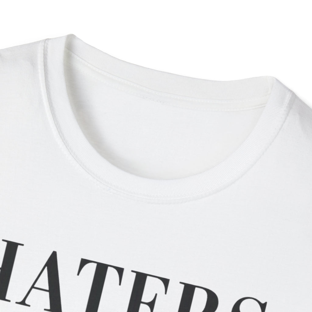 Haters Gonna Hate T-Shirt — Feminine Script Floral Graphic Tee