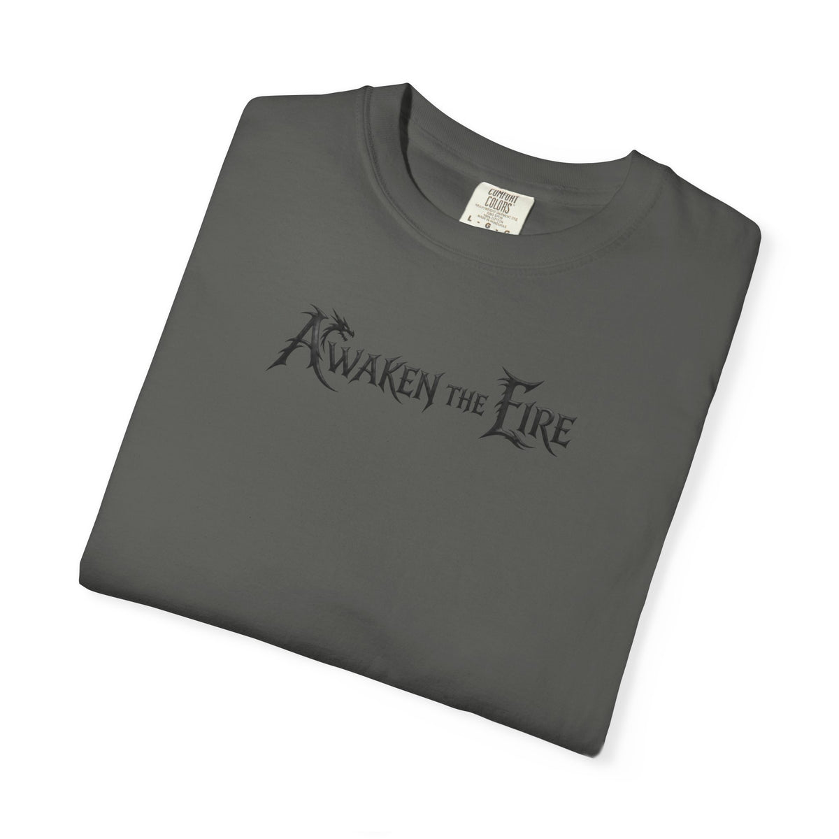 Awaken the Fire dragon T-shirt | Tribal Dragon Back Graphic