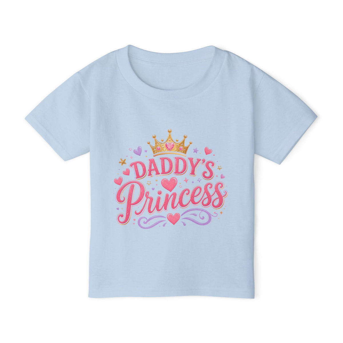 Daddy's Princess Toddler T-Shirt — Cute Pink Crown Tee for Girls