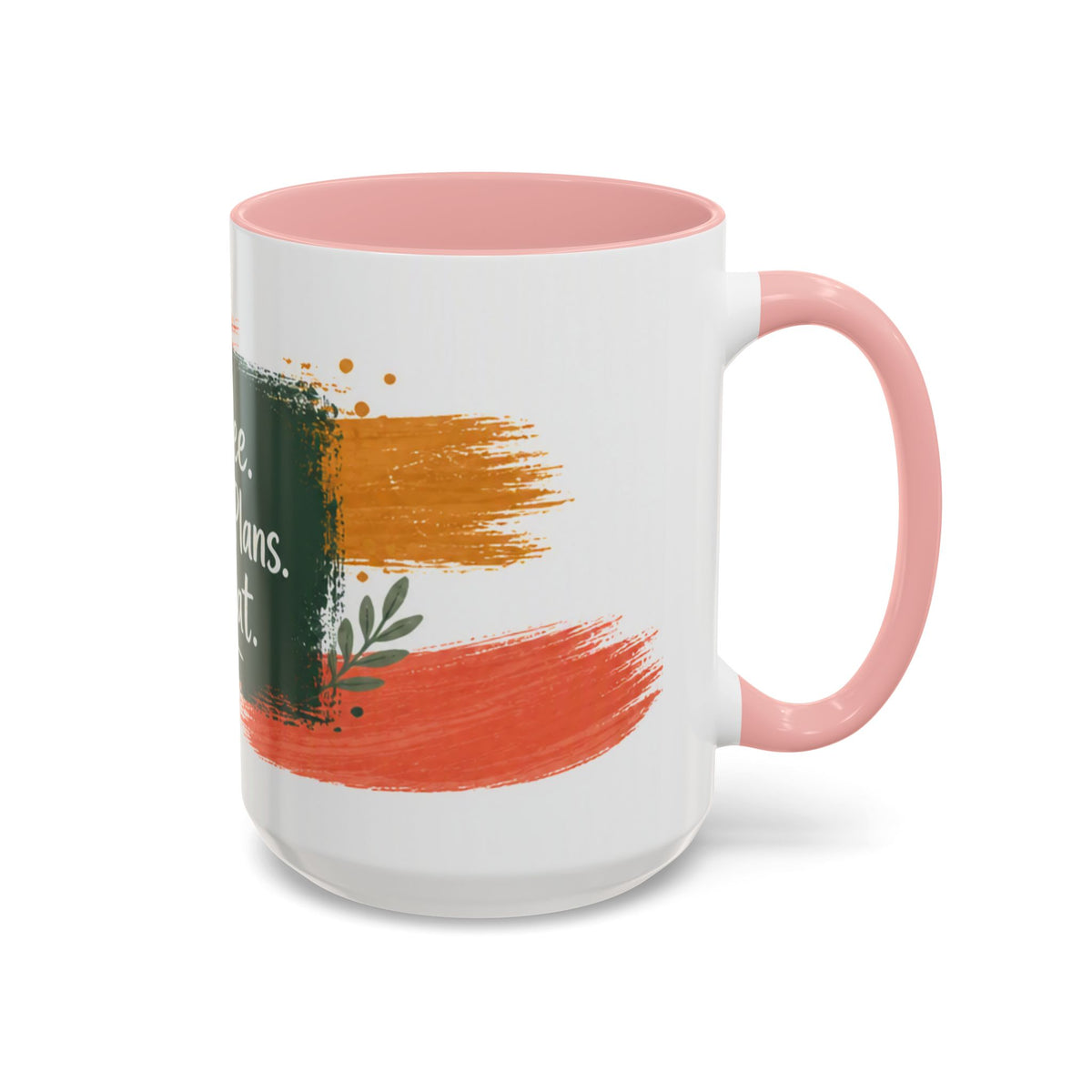 Teacher Coffee Mug - "Coffee. Lesson Plans. Repeat." Accent Ceramic Cup (11/15oz)