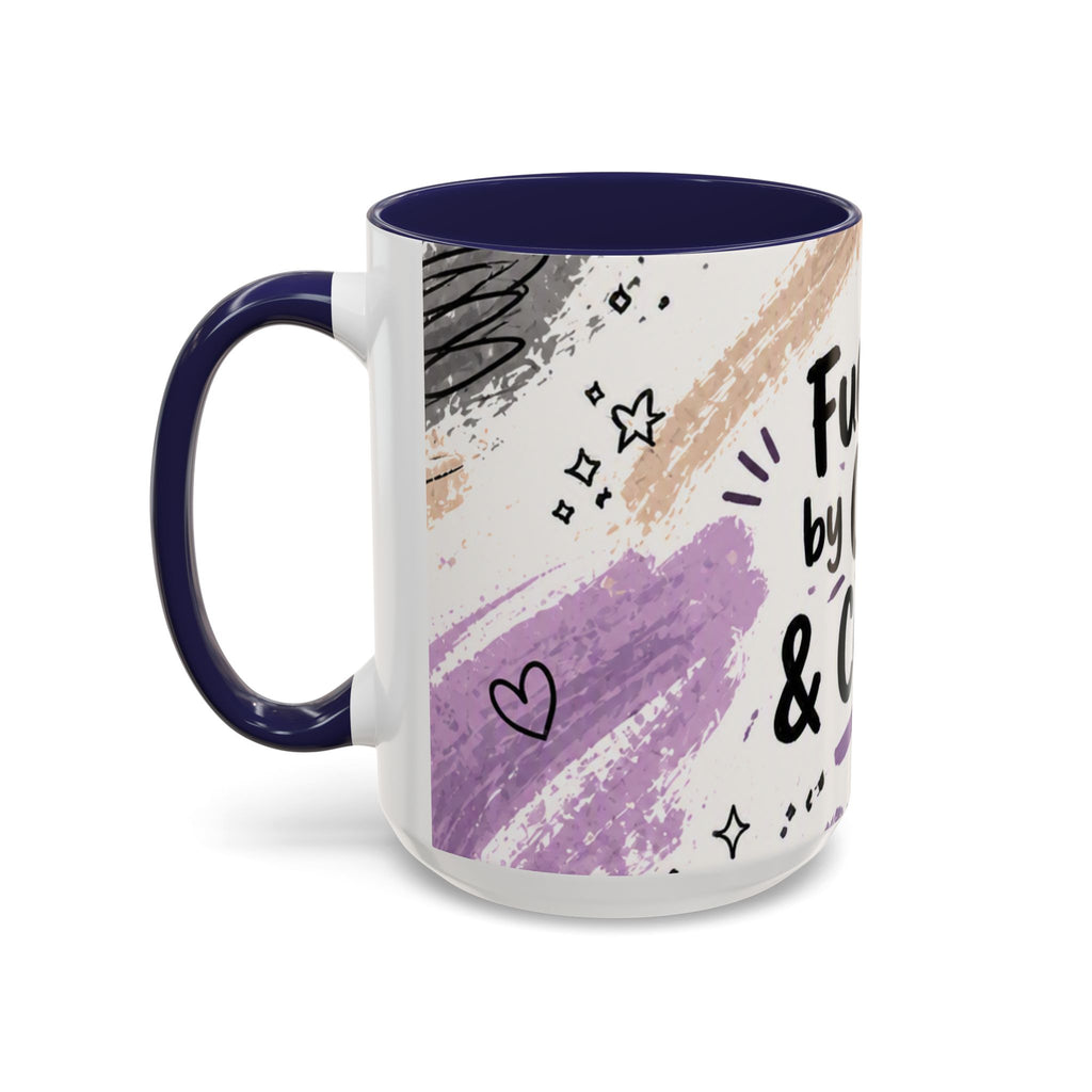 Fueled by Chaos & Caffeine Accent Coffee Mug