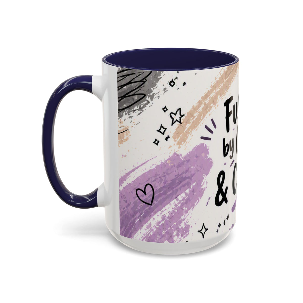 Fueled by Chaos & Caffeine Accent Coffee Mug