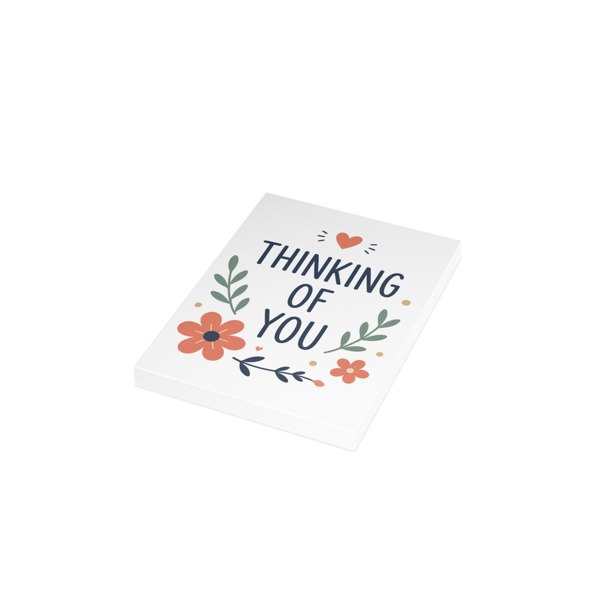 Thinking of You Greeting Card — Floral Sympathy & Support Note (Multi-Pack)
