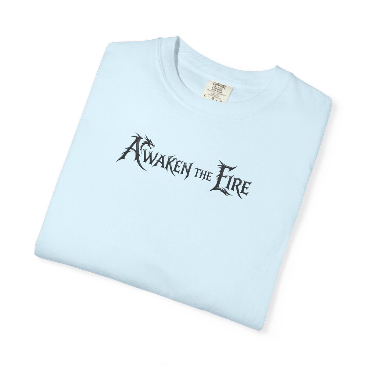 Awaken the Fire dragon T-shirt | Tribal Dragon Back Graphic
