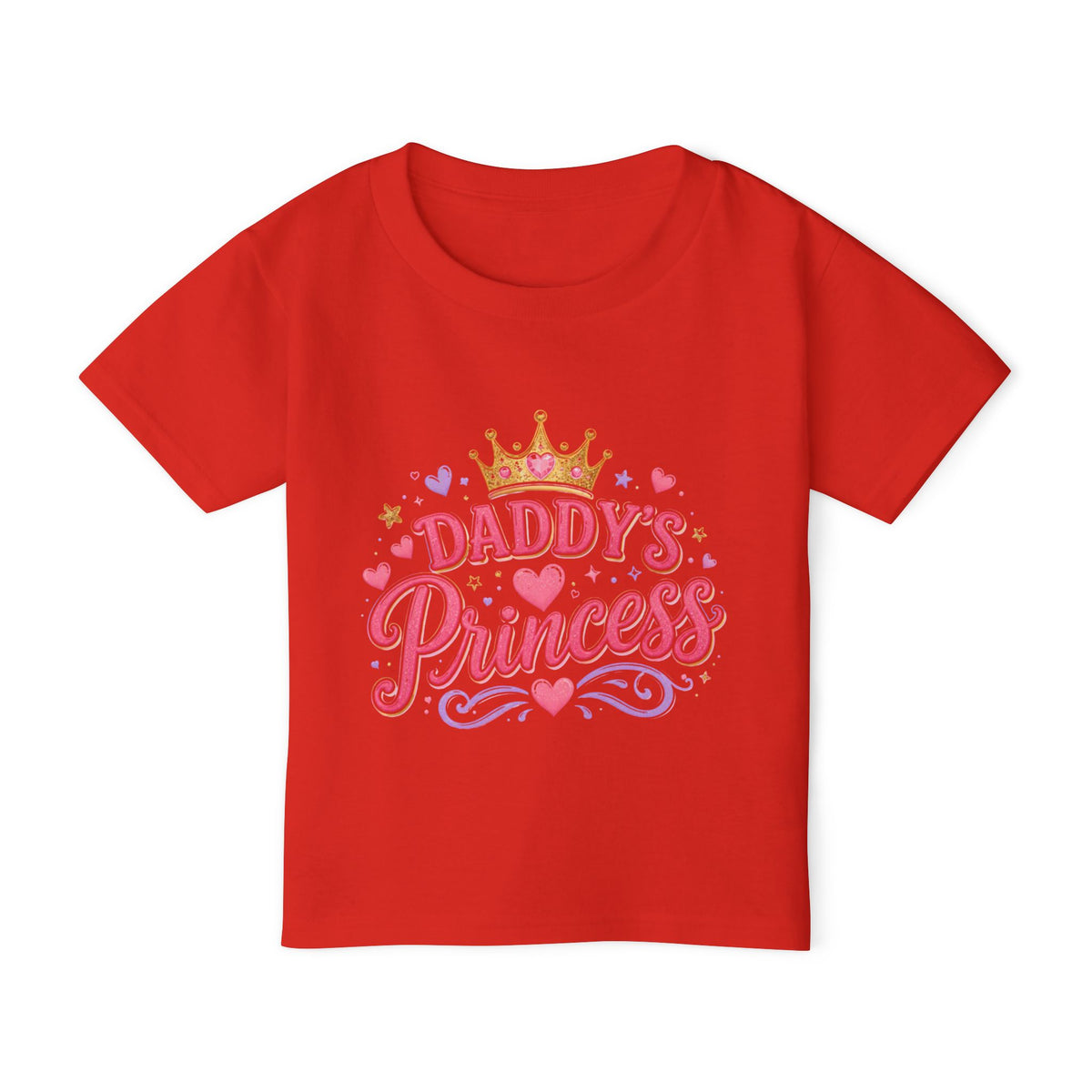 Daddy's Princess Toddler T-Shirt — Cute Pink Crown Tee for Girls