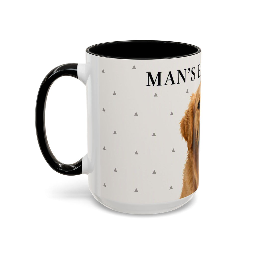 Golden Retriever 'Man's Best Friend' Accent Coffee Mug