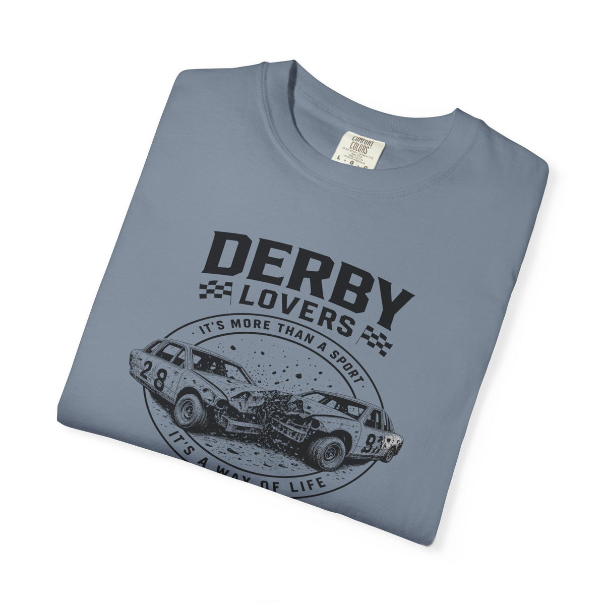 Derby Racers Illustration T-shirt | Vintage Race Car Design