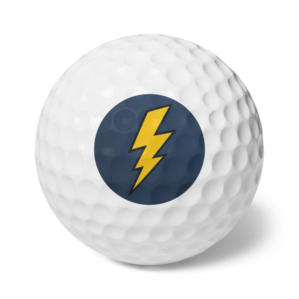 Lightning Bolt Golf Balls – 6‑Piece Set