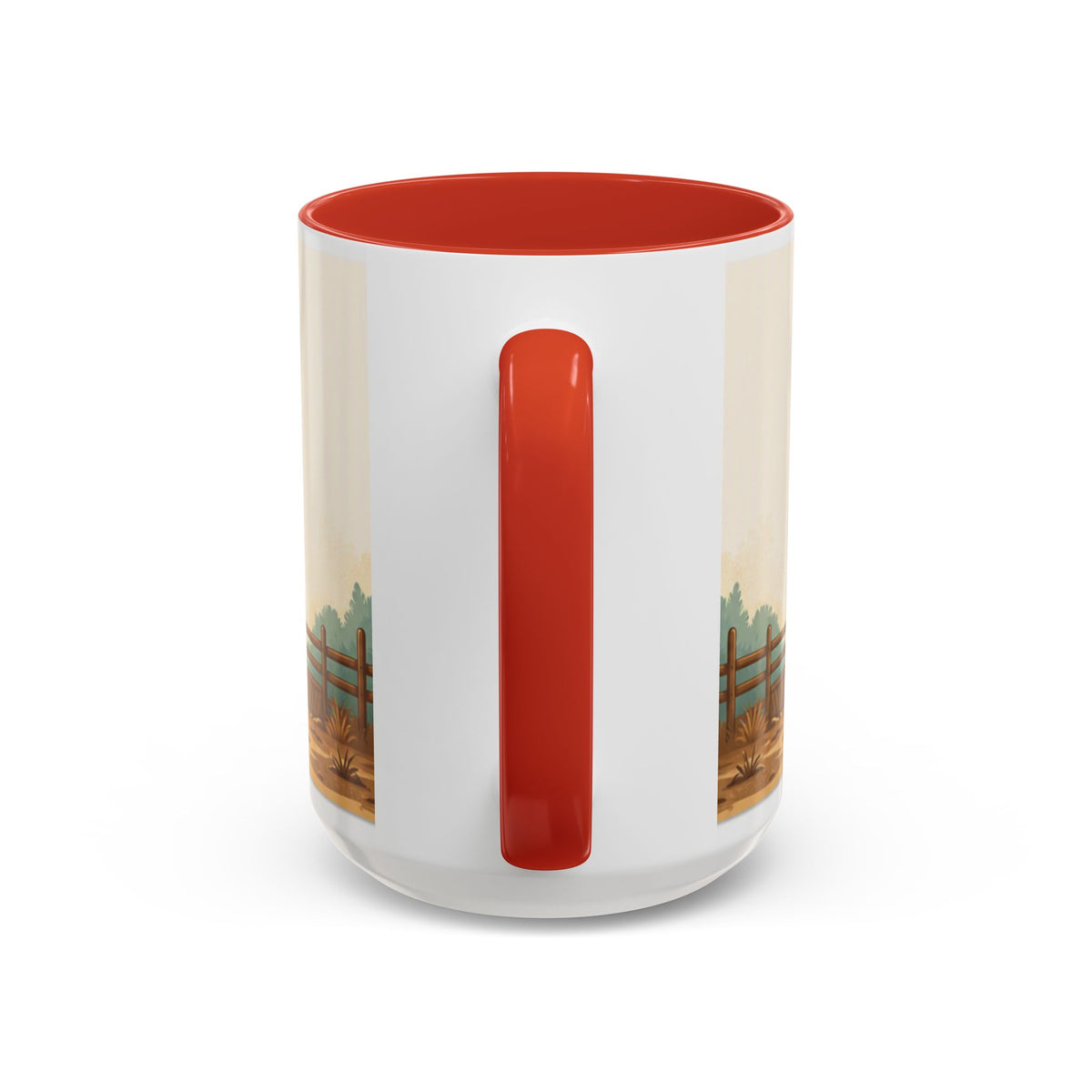 Rooster Accent Coffee Mug – Rustic Farmhouse Morning Mug