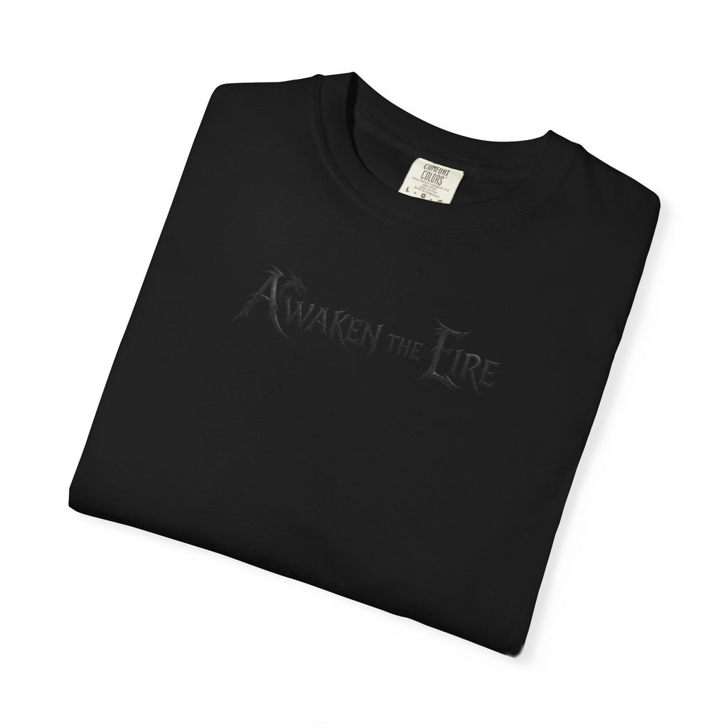 Awaken the Fire dragon T-shirt | Tribal Dragon Back Graphic