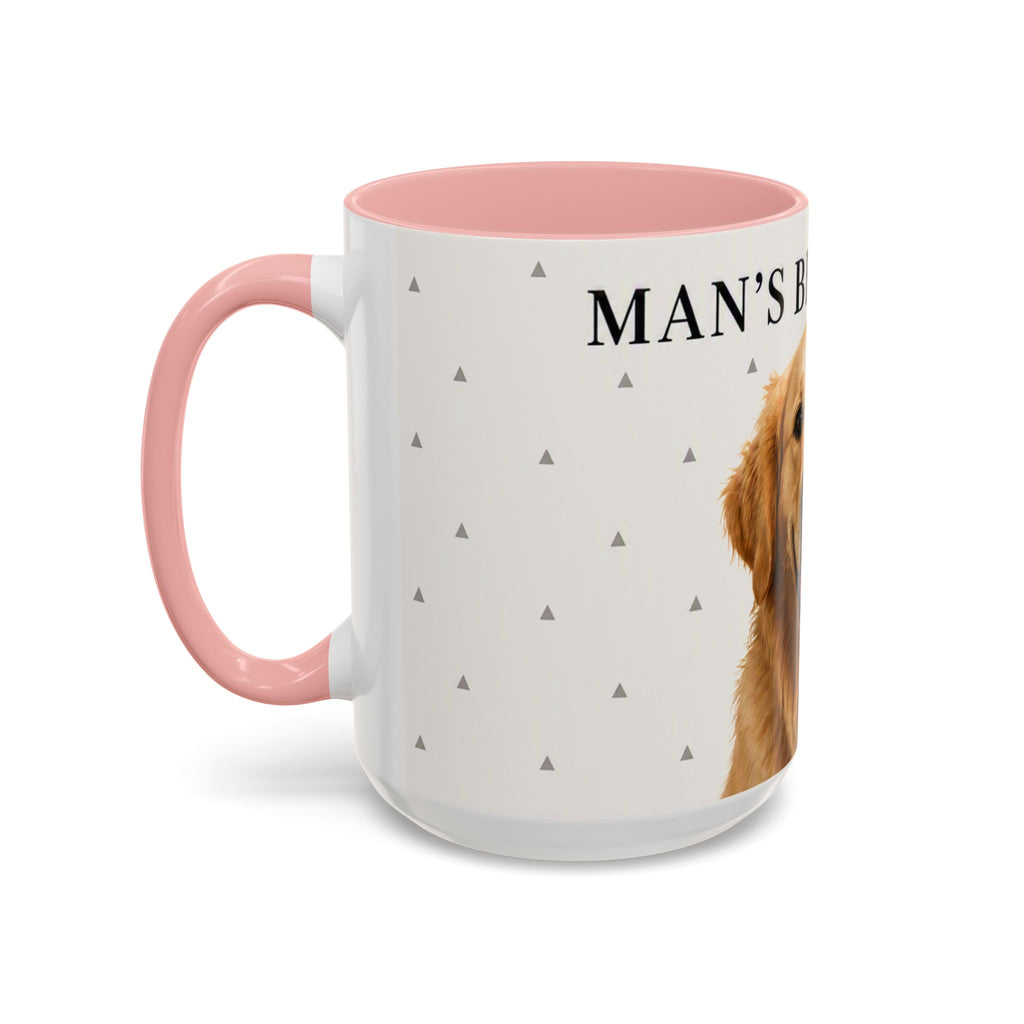 Golden Retriever 'Man's Best Friend' Accent Coffee Mug
