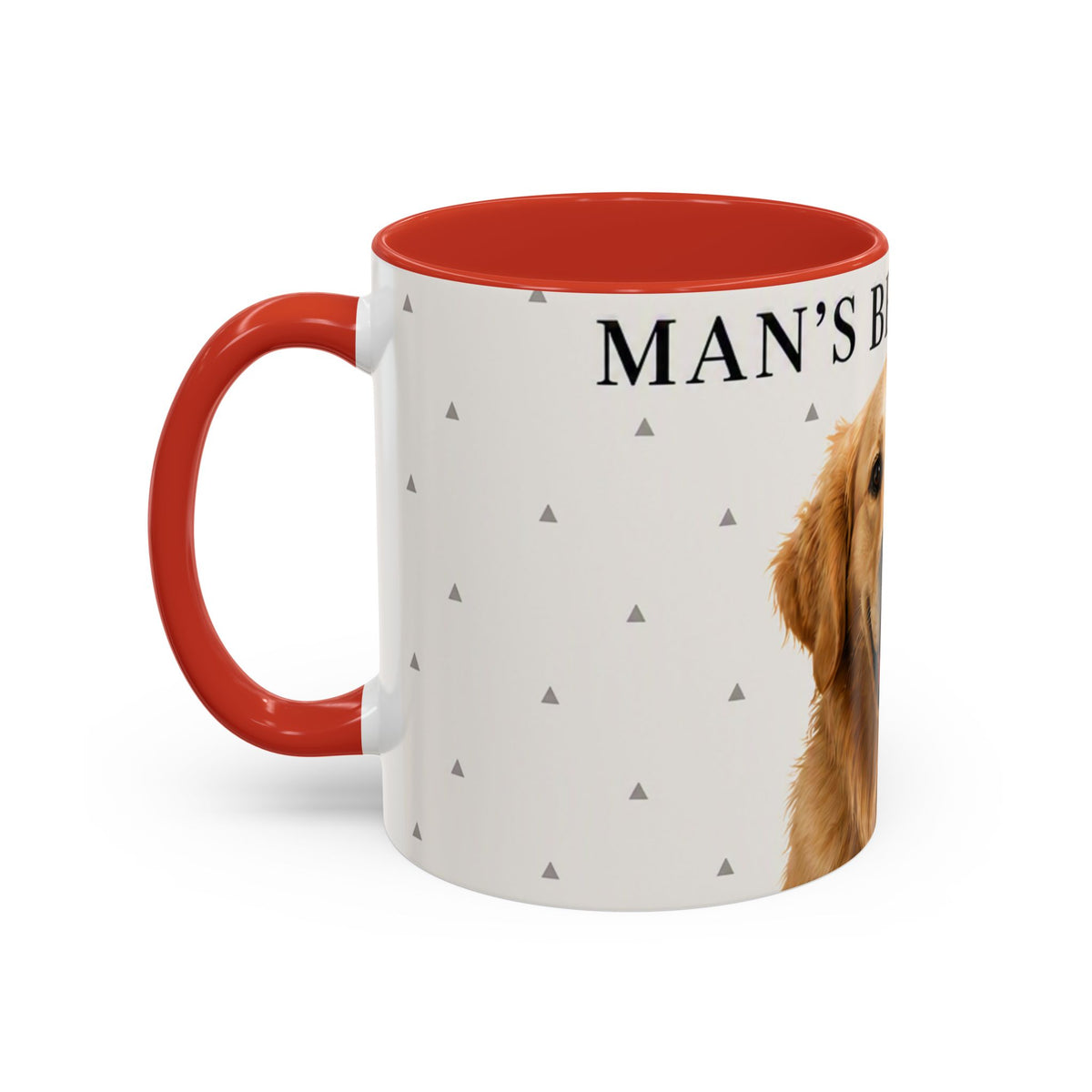 Golden Retriever 'Man's Best Friend' Accent Coffee Mug