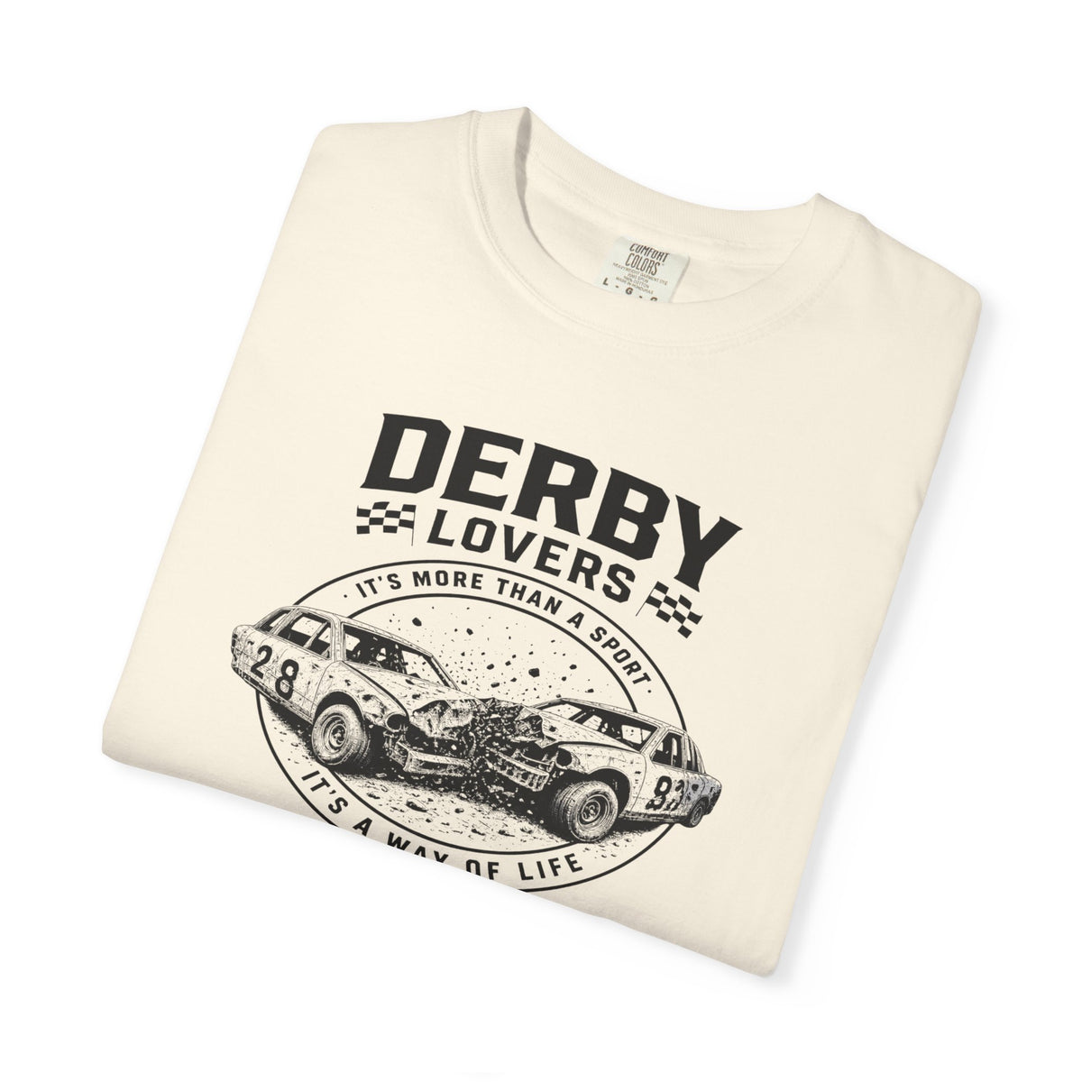 Derby Racers Illustration T-shirt | Vintage Race Car Design
