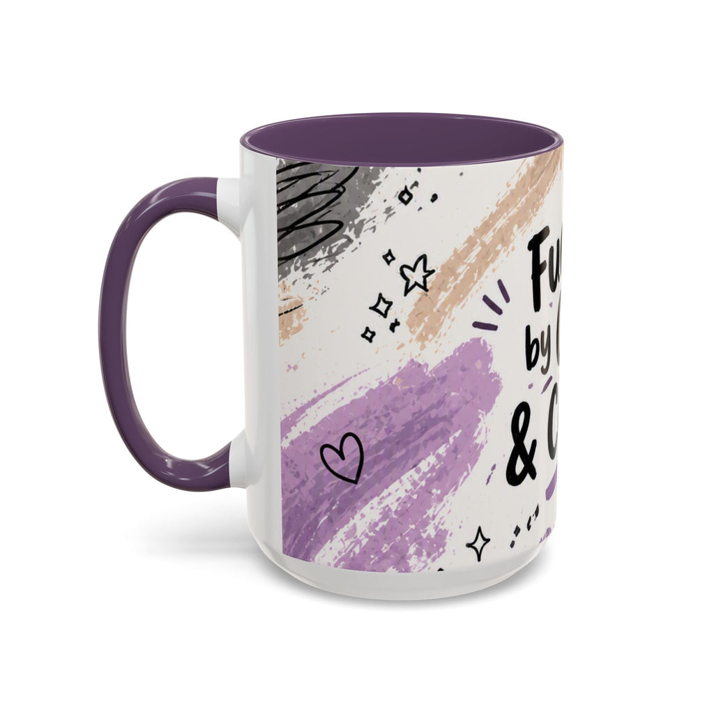 Fueled by Chaos & Caffeine Accent Coffee Mug