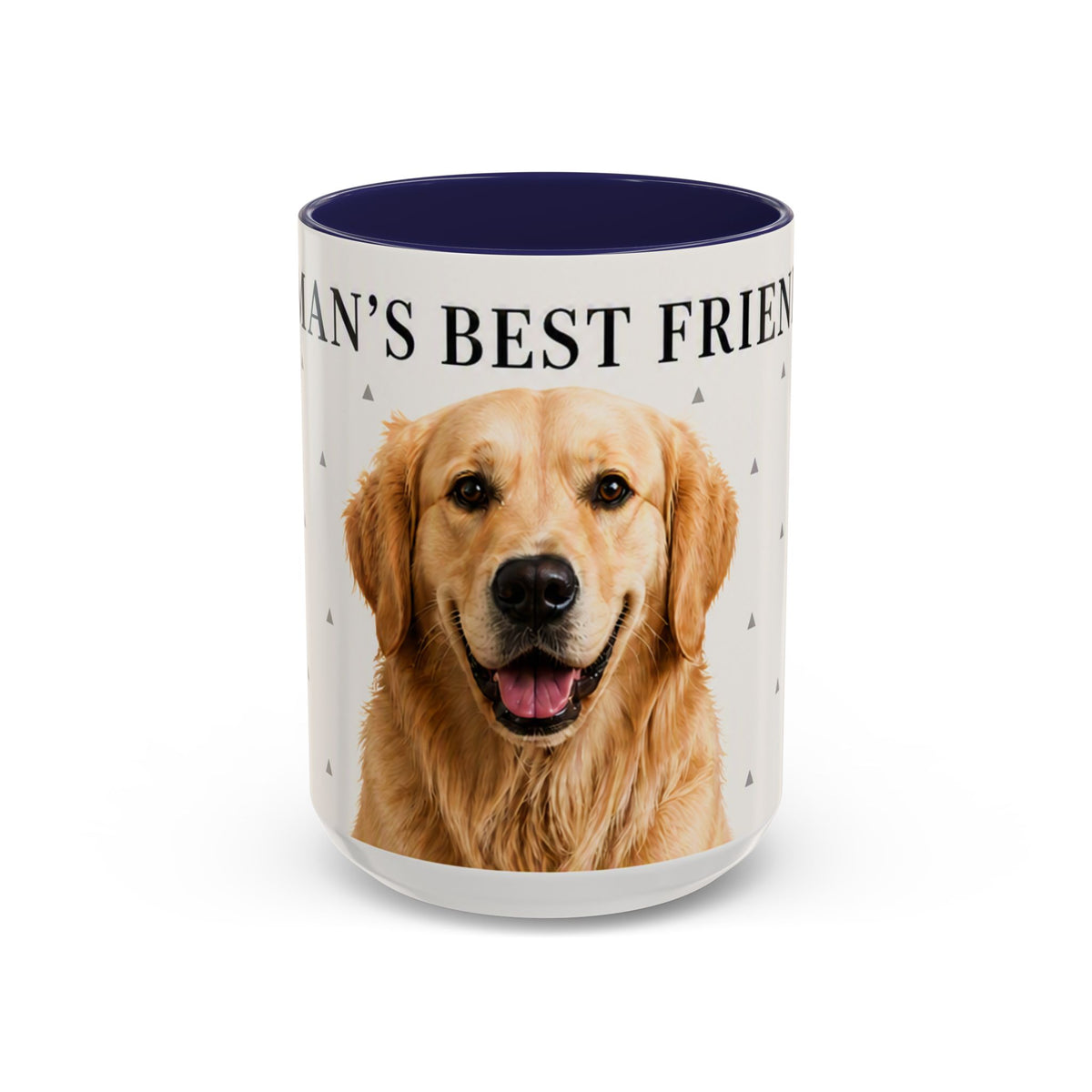Golden Retriever 'Man's Best Friend' Accent Coffee Mug