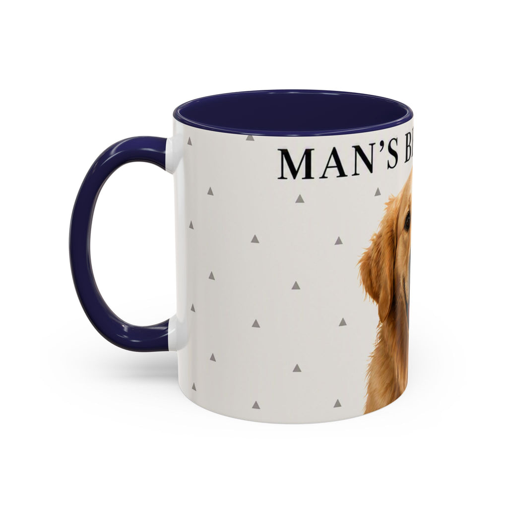 Golden Retriever 'Man's Best Friend' Accent Coffee Mug