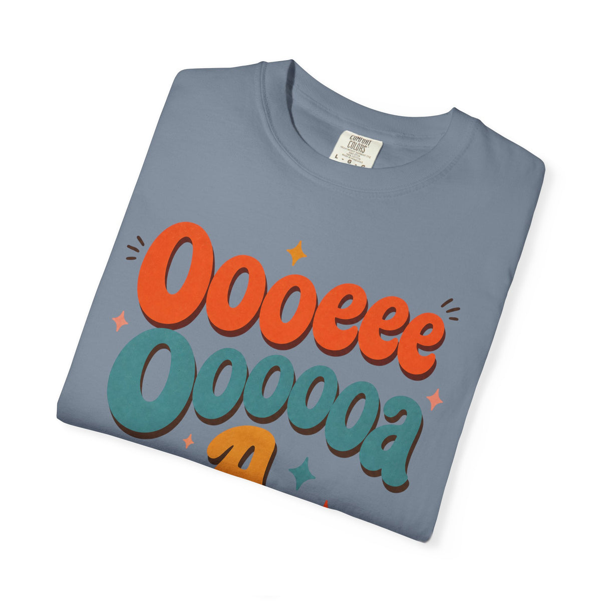 Retro Groovy Lettering Oooeee Oooooaa T-shirt | Vintage Bubble Text Shirt