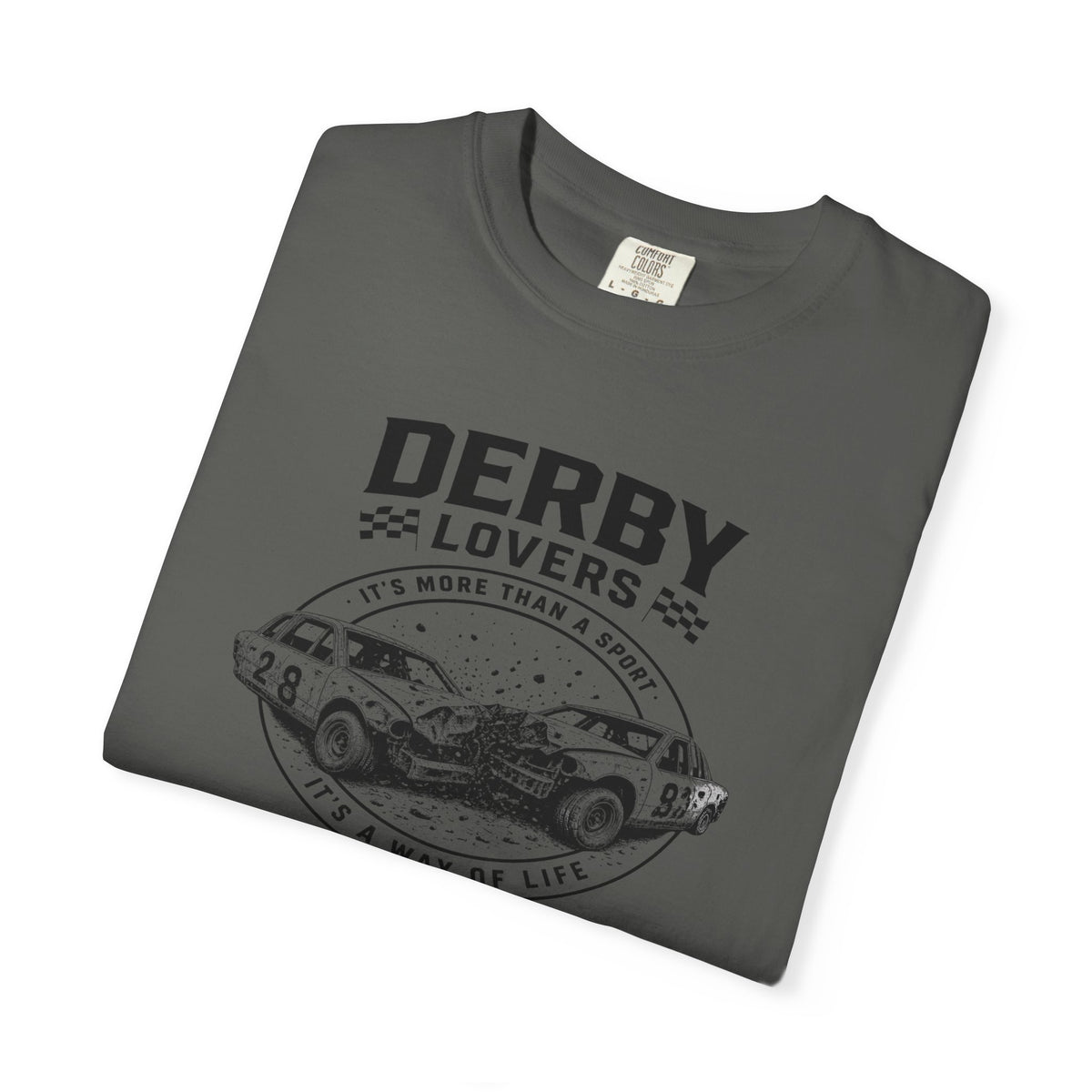 Derby Racers Illustration T-shirt | Vintage Race Car Design