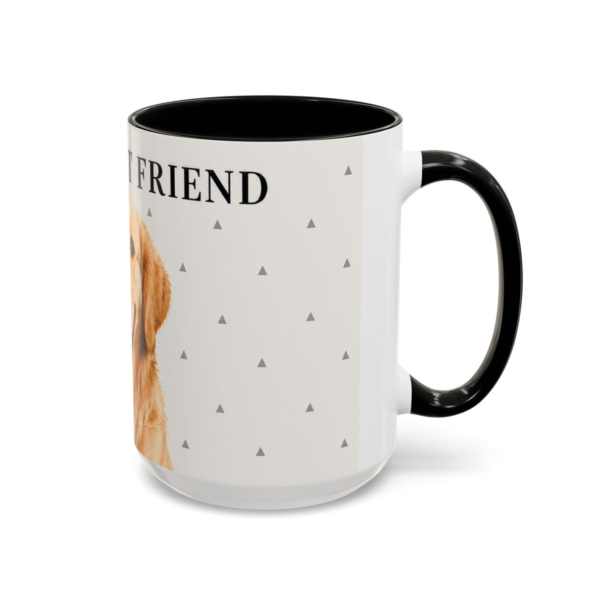 Golden Retriever 'Man's Best Friend' Accent Coffee Mug