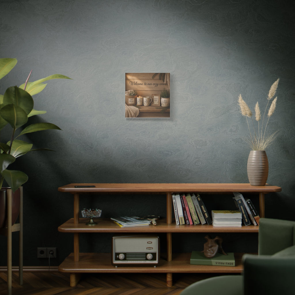Welcome to Our Cozy Corner Matte Canvas Wall Art