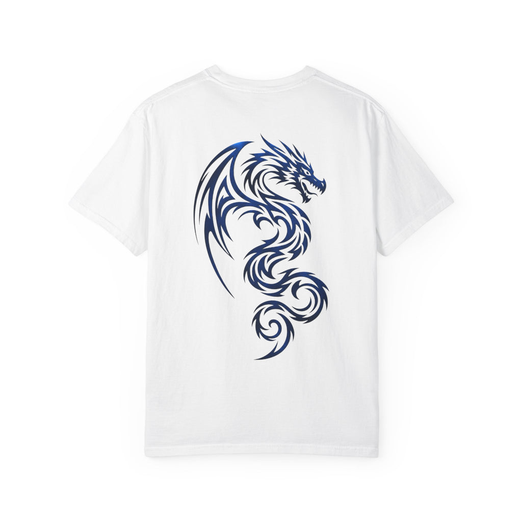 Tribal Dragon Graphic T-shirt | Awaken the Fire Typography