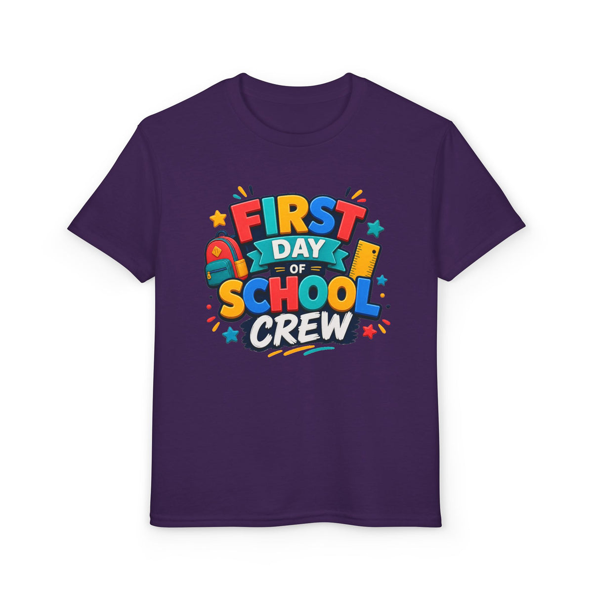 First Day of School Crew Youth T-Shirt | Back to School Kids Shirt