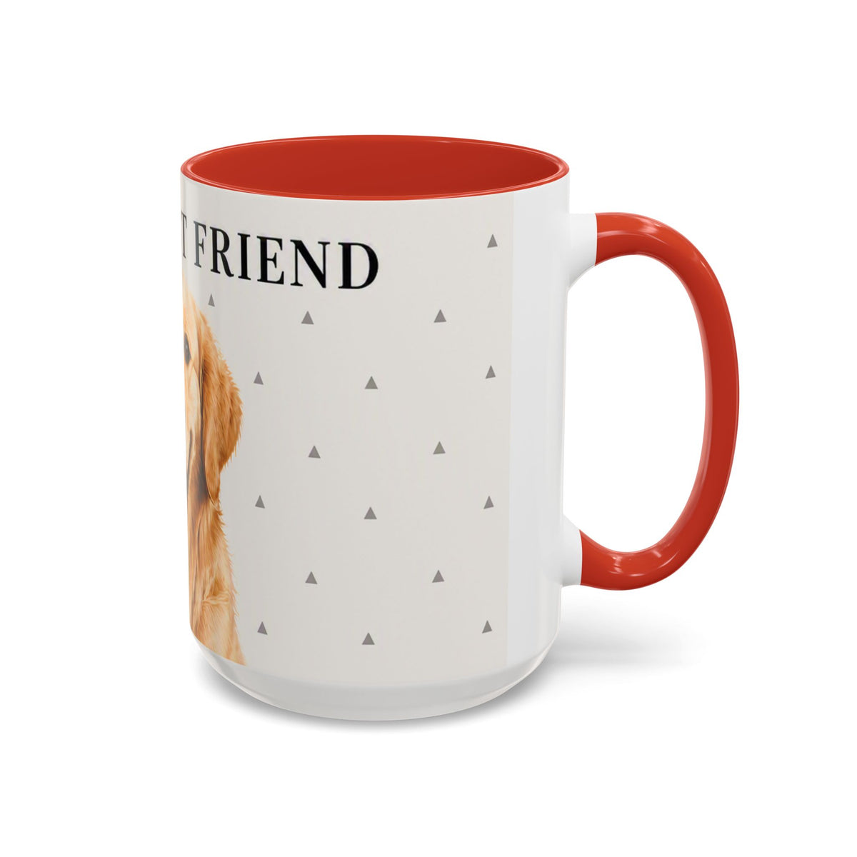 Golden Retriever 'Man's Best Friend' Accent Coffee Mug
