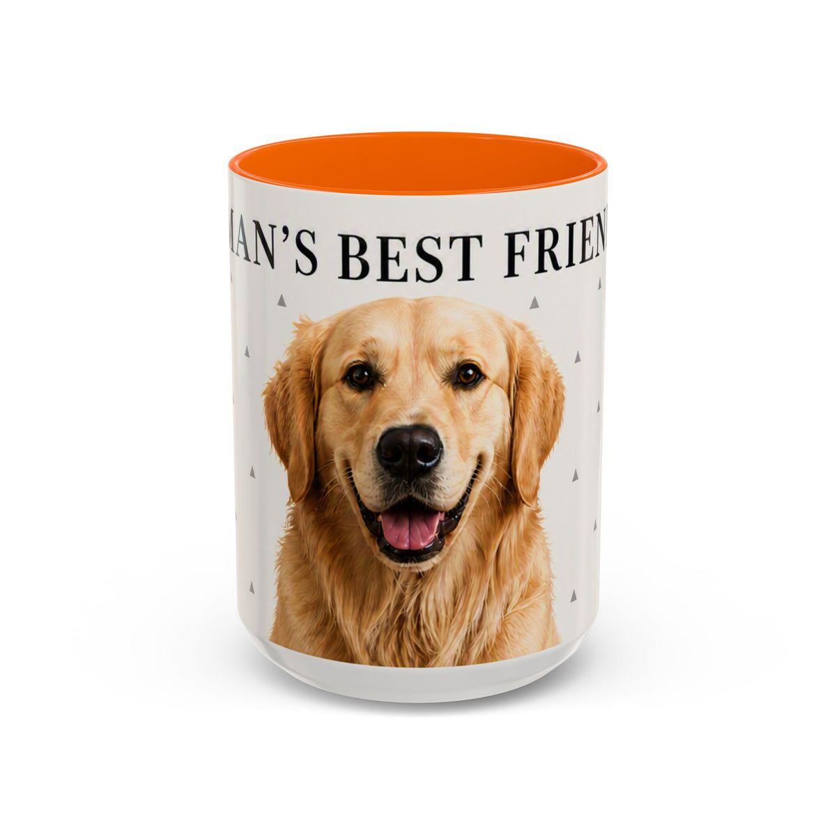 Golden Retriever 'Man's Best Friend' Accent Coffee Mug