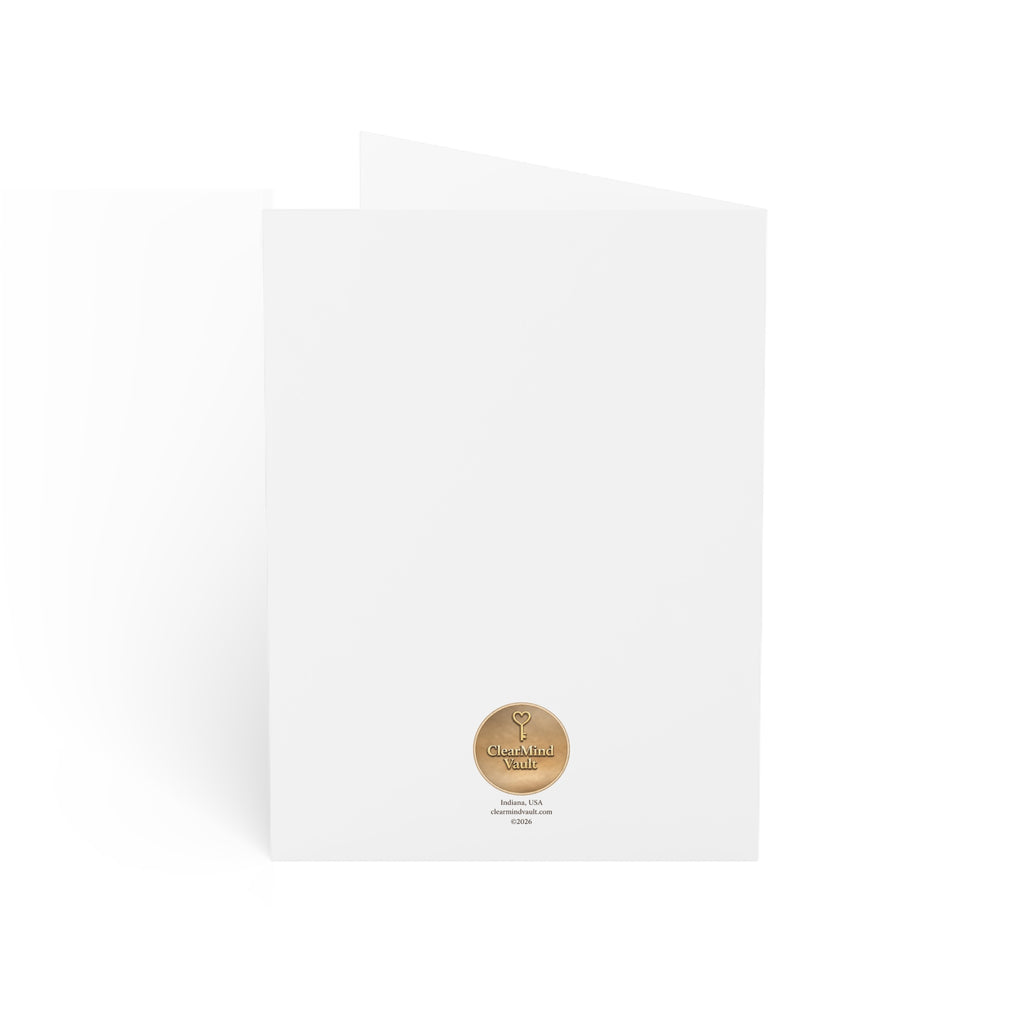 Thank You Greeting Card — Neutral Brushstroke Design (Bulk Pack)