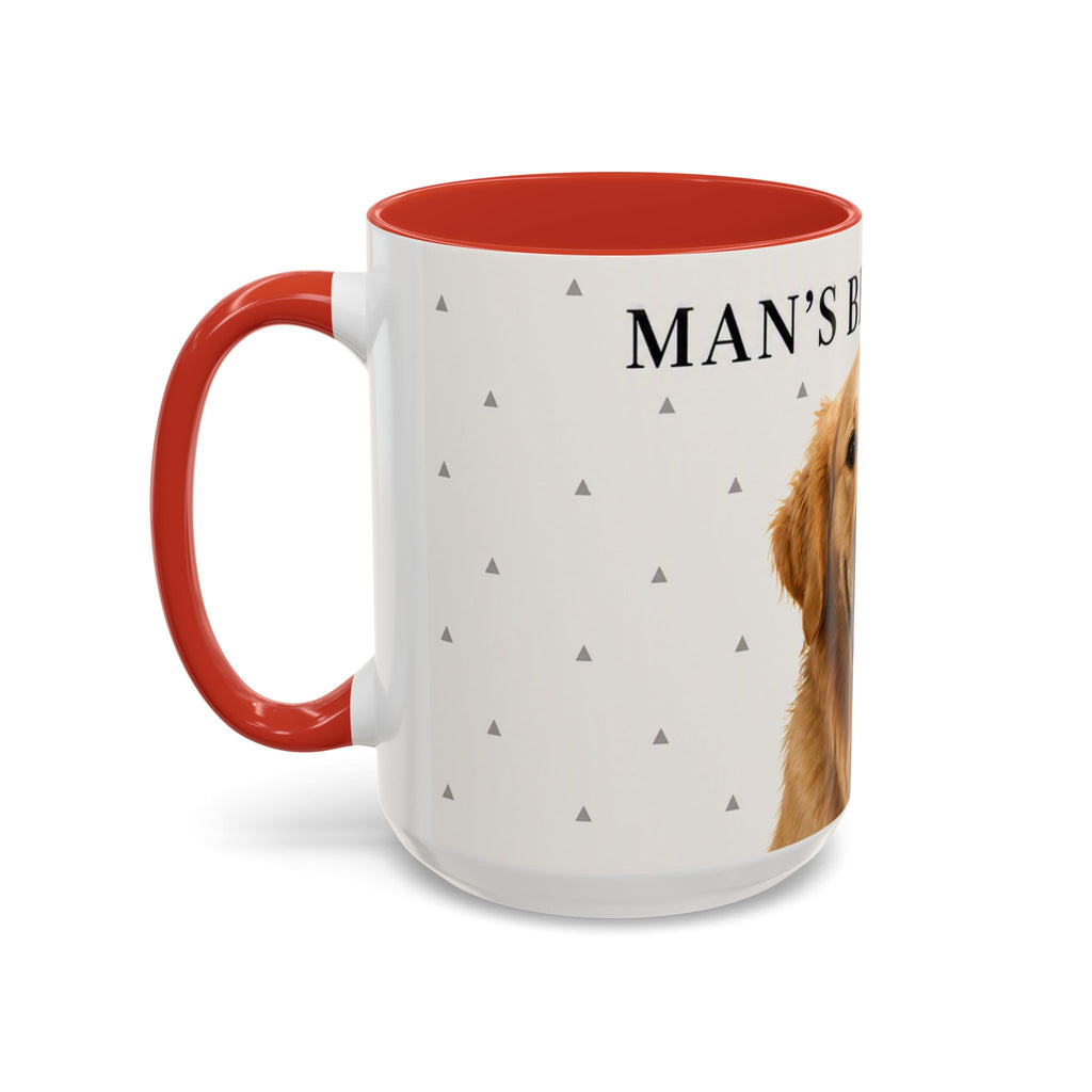 Golden Retriever 'Man's Best Friend' Accent Coffee Mug