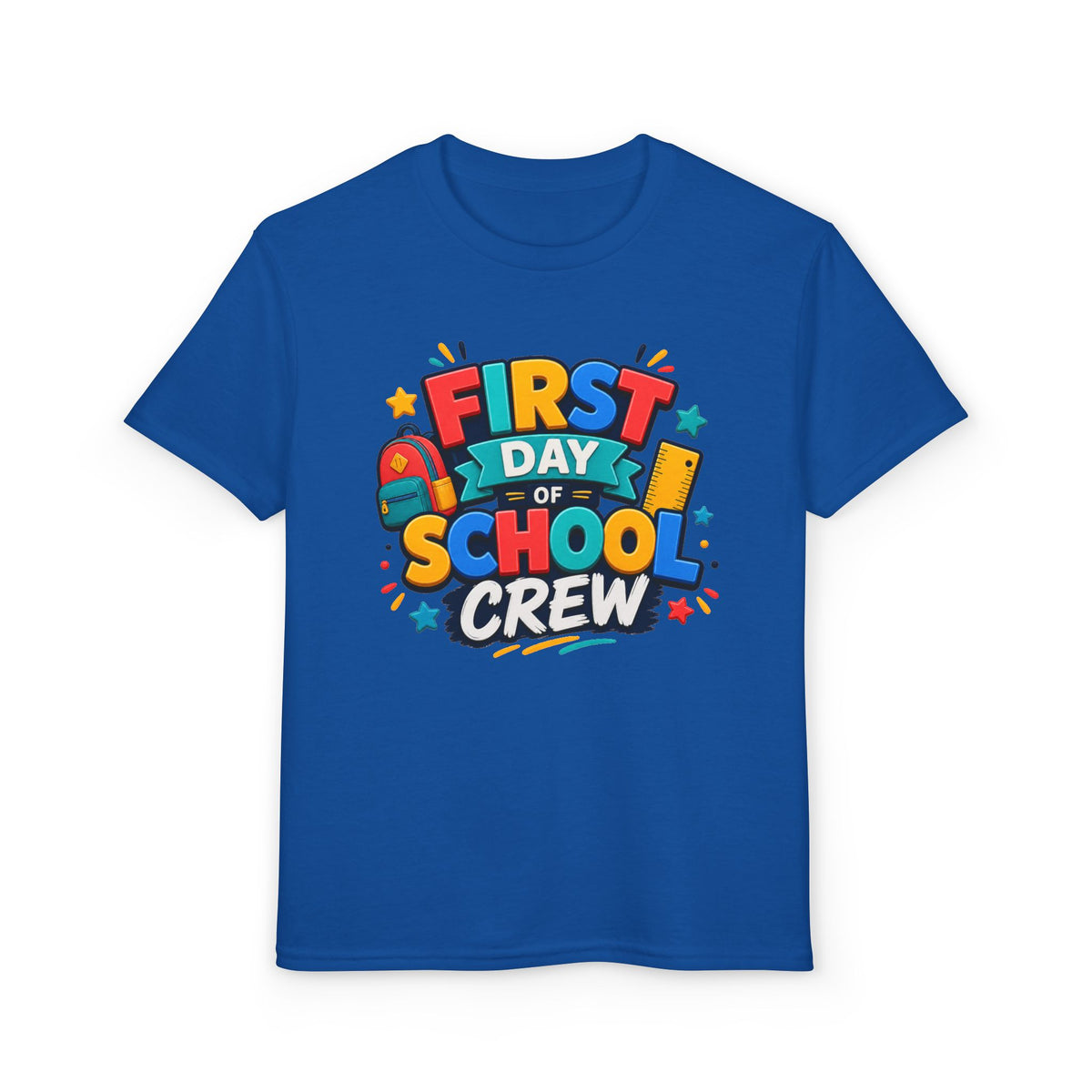 First Day of School Crew Youth T-Shirt | Back to School Kids Shirt