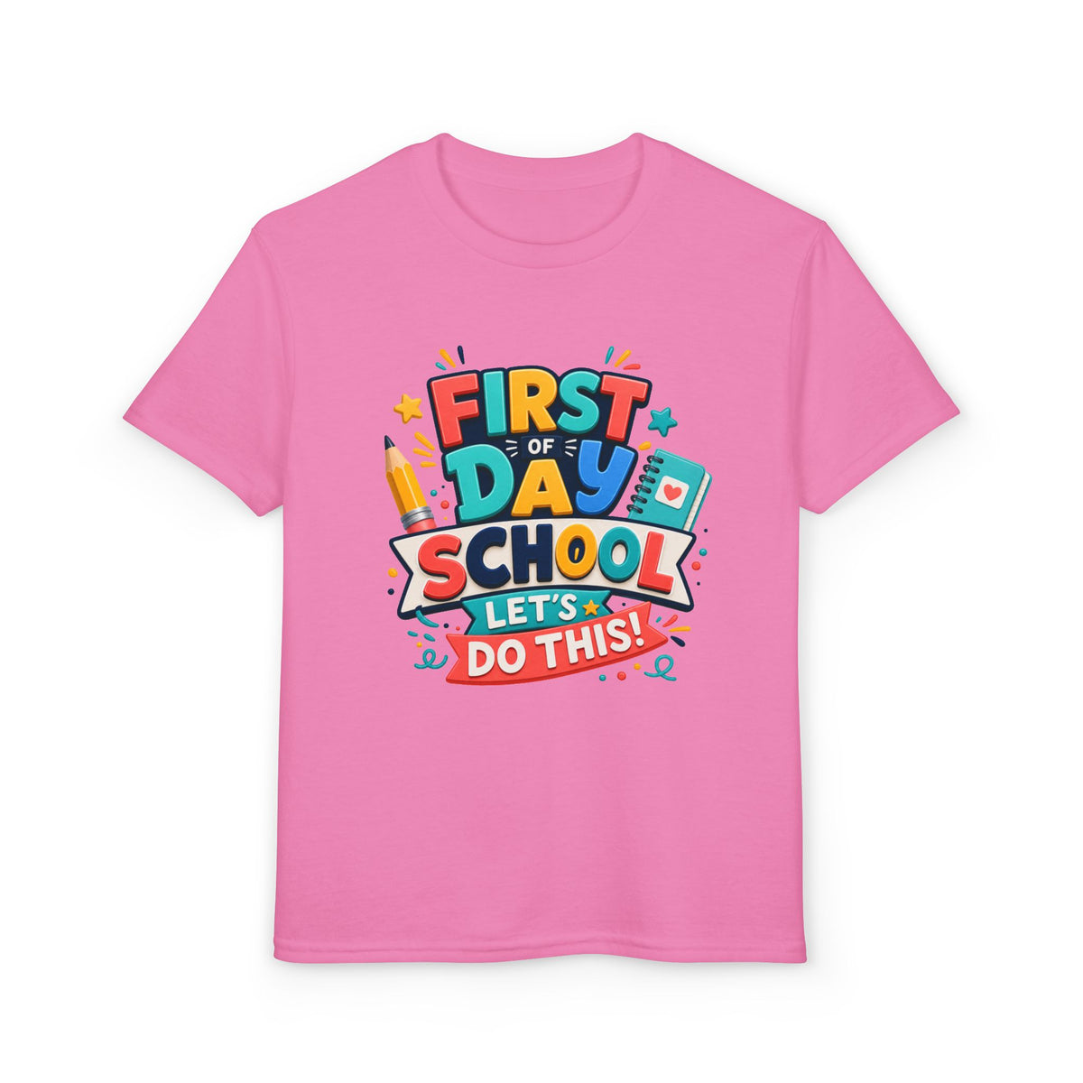 First Day of School Let's Do This T-Shirt | Kids Back to School