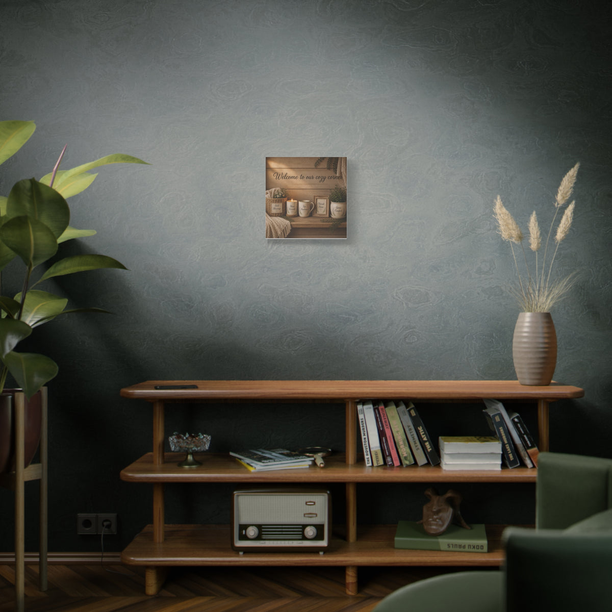 Welcome to Our Cozy Corner Matte Canvas Wall Art