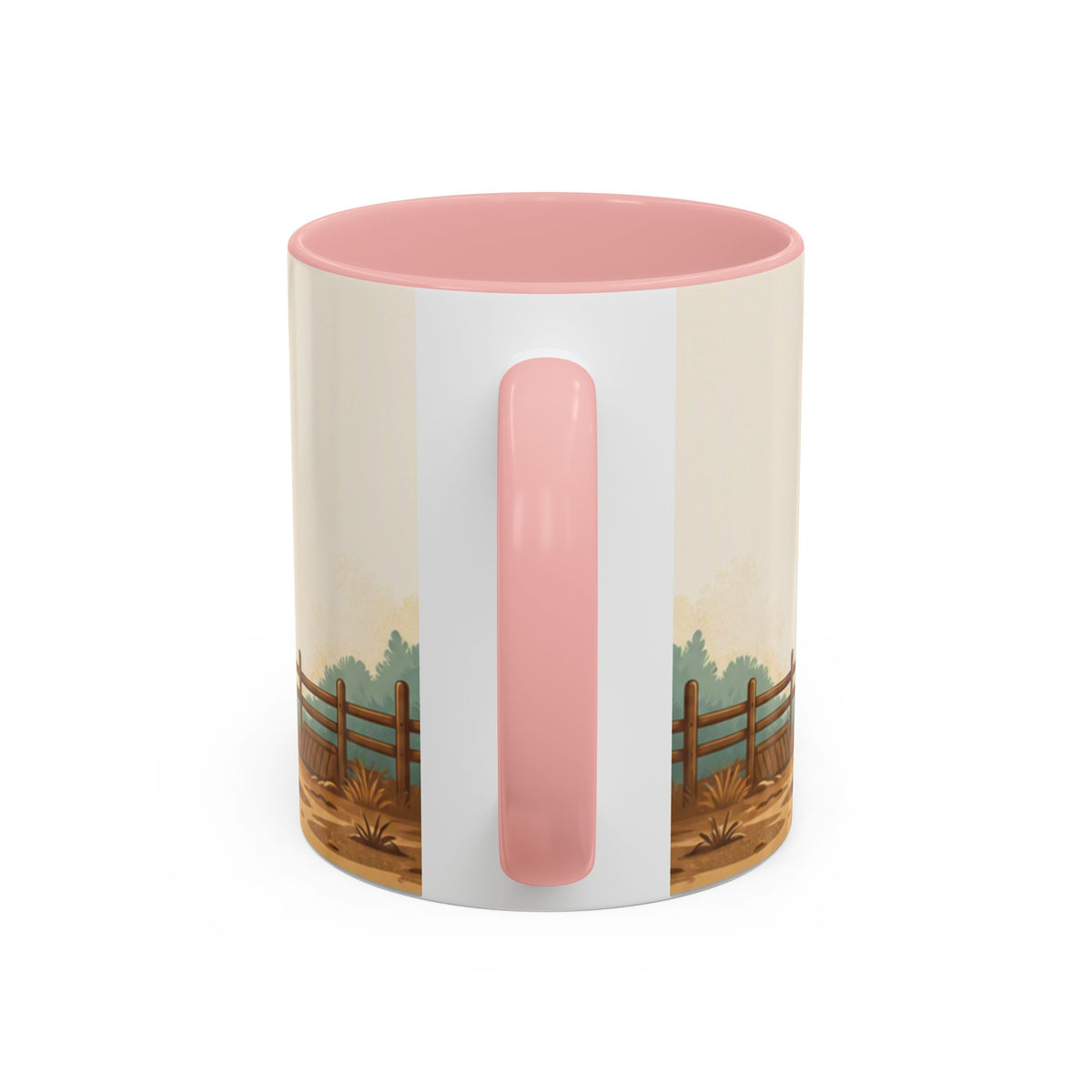 Rooster Accent Coffee Mug – Rustic Farmhouse Morning Mug