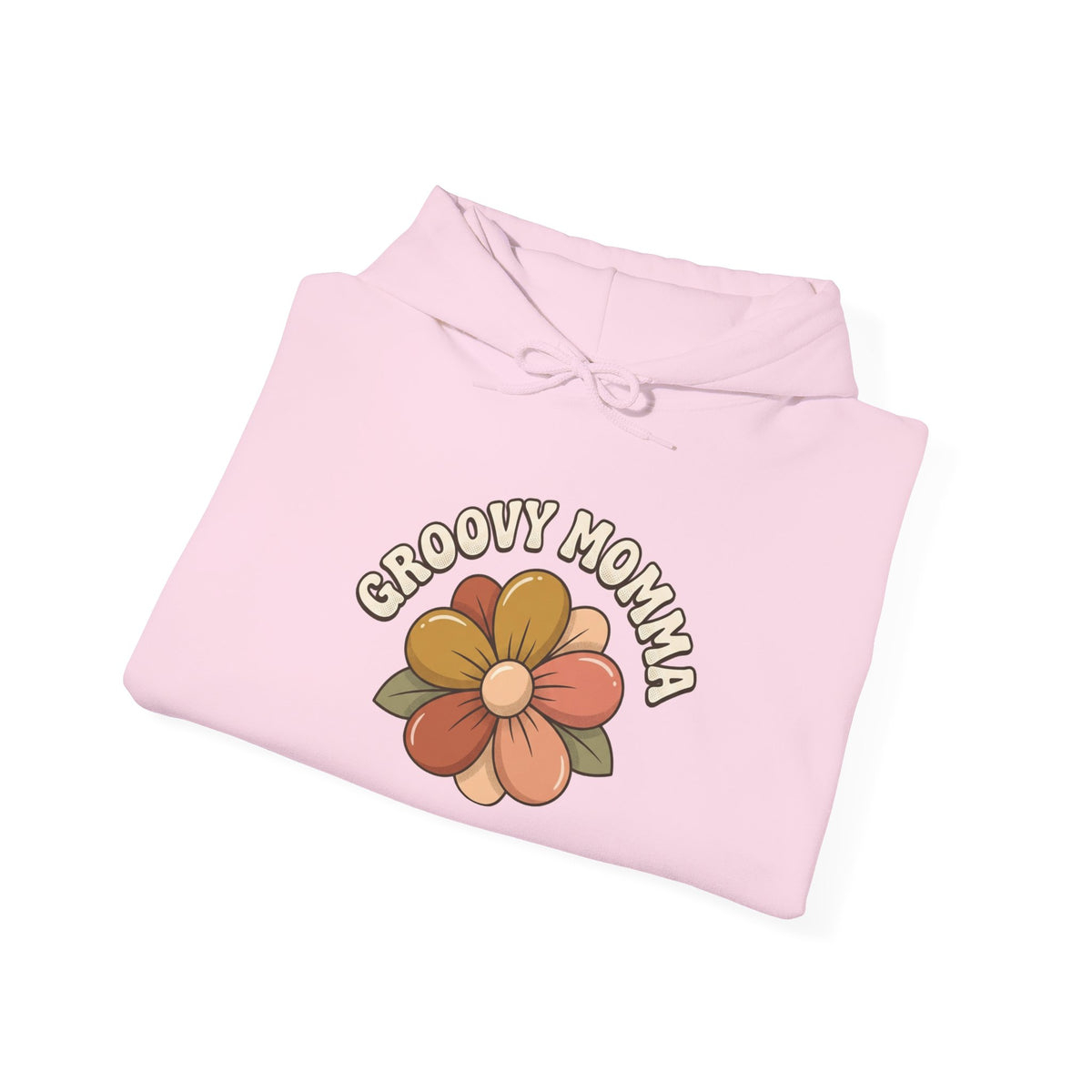 Groovy Mama flower print Hoodie | Retro 70s text sweatshirt