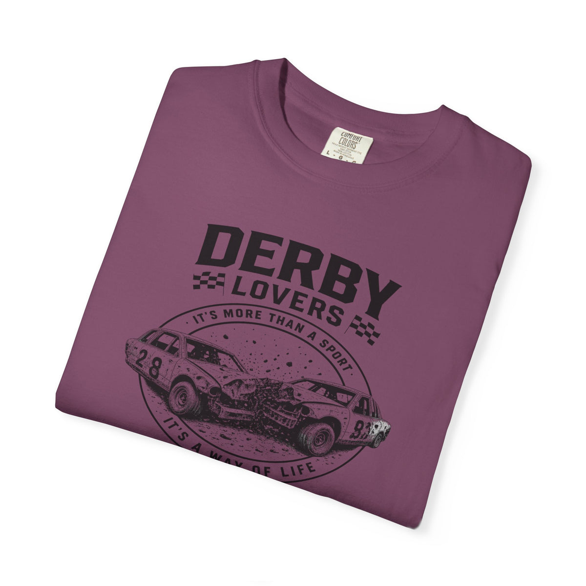 Derby Racers Illustration T-shirt | Vintage Race Car Design