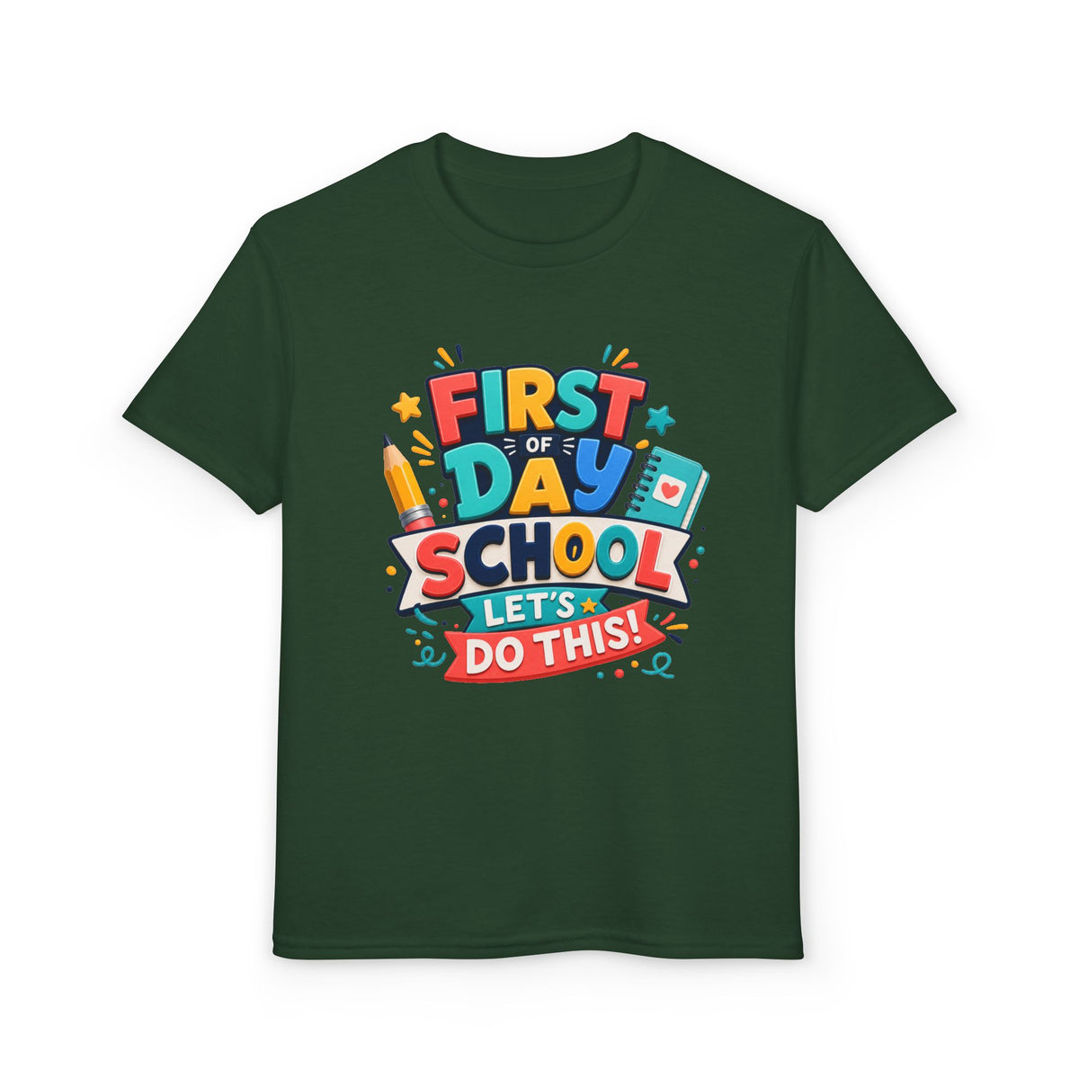 First Day of School Let's Do This T-Shirt | Kids Back to School
