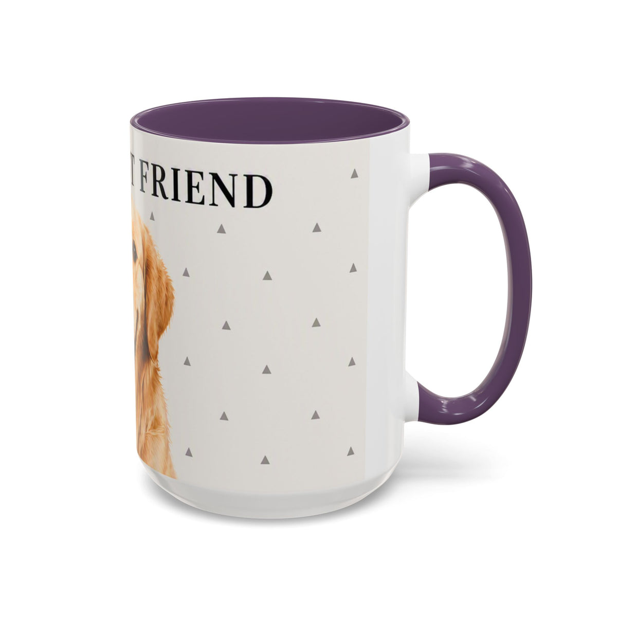Golden Retriever 'Man's Best Friend' Accent Coffee Mug