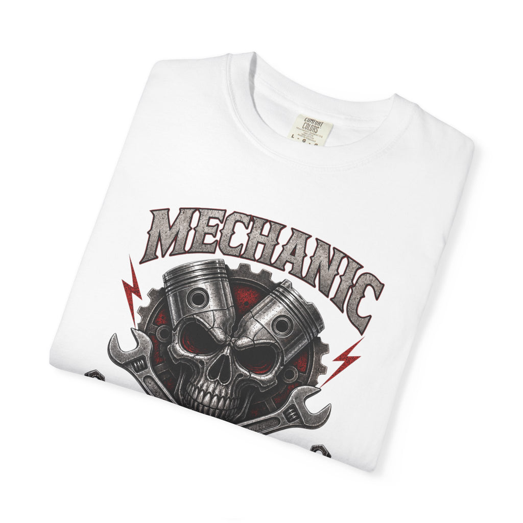 Mechanic Skull with Wrenches T-shirt | Grease Grit & Glory