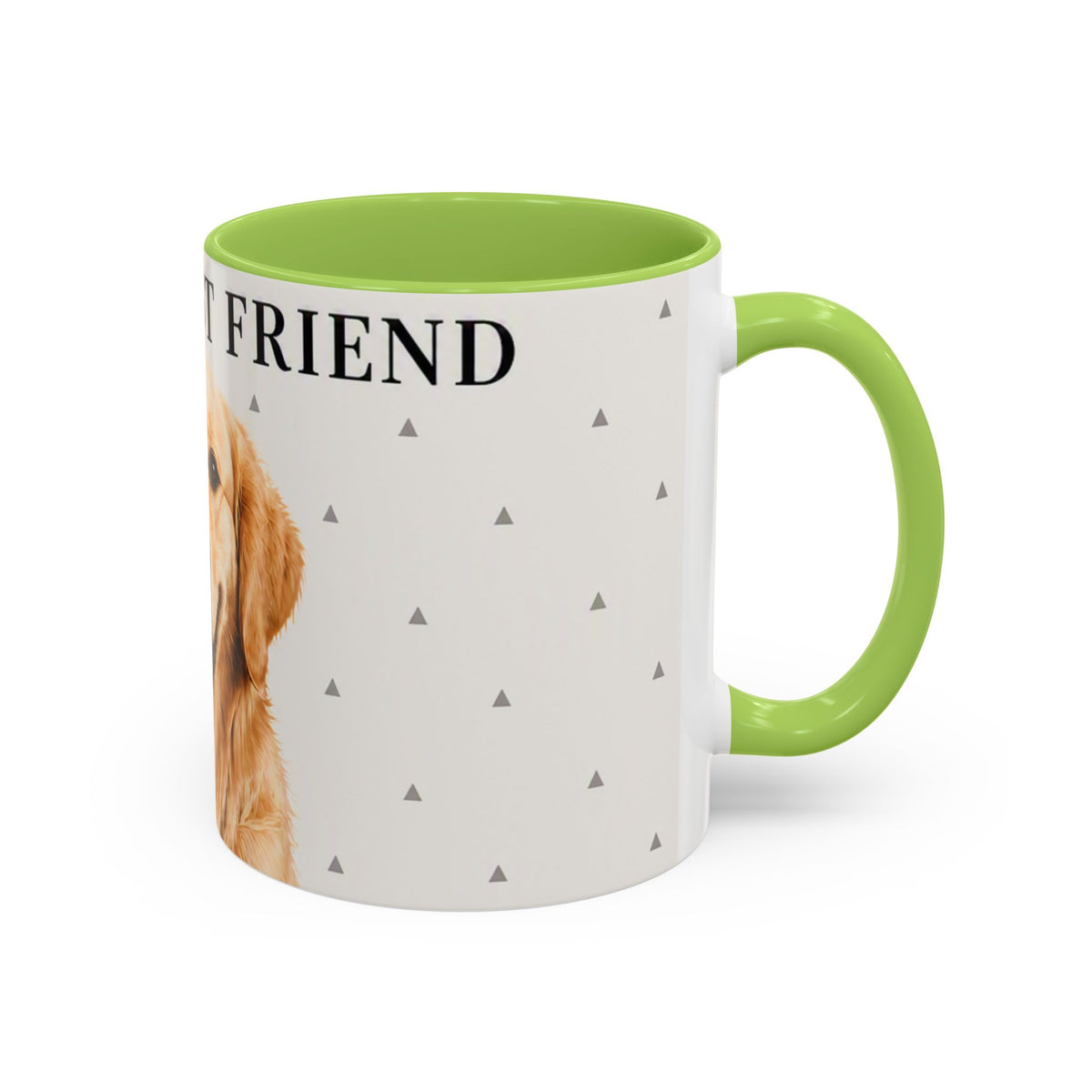 Golden Retriever 'Man's Best Friend' Accent Coffee Mug