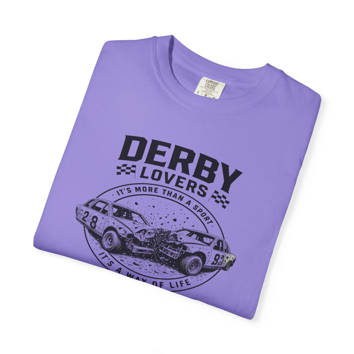 Derby Racers Illustration T-shirt | Vintage Race Car Design