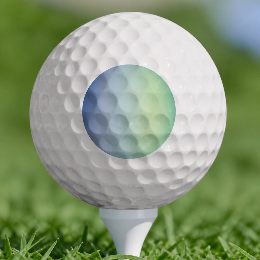 Fun Gradient Spot Design Golf Balls- 6-piece set
