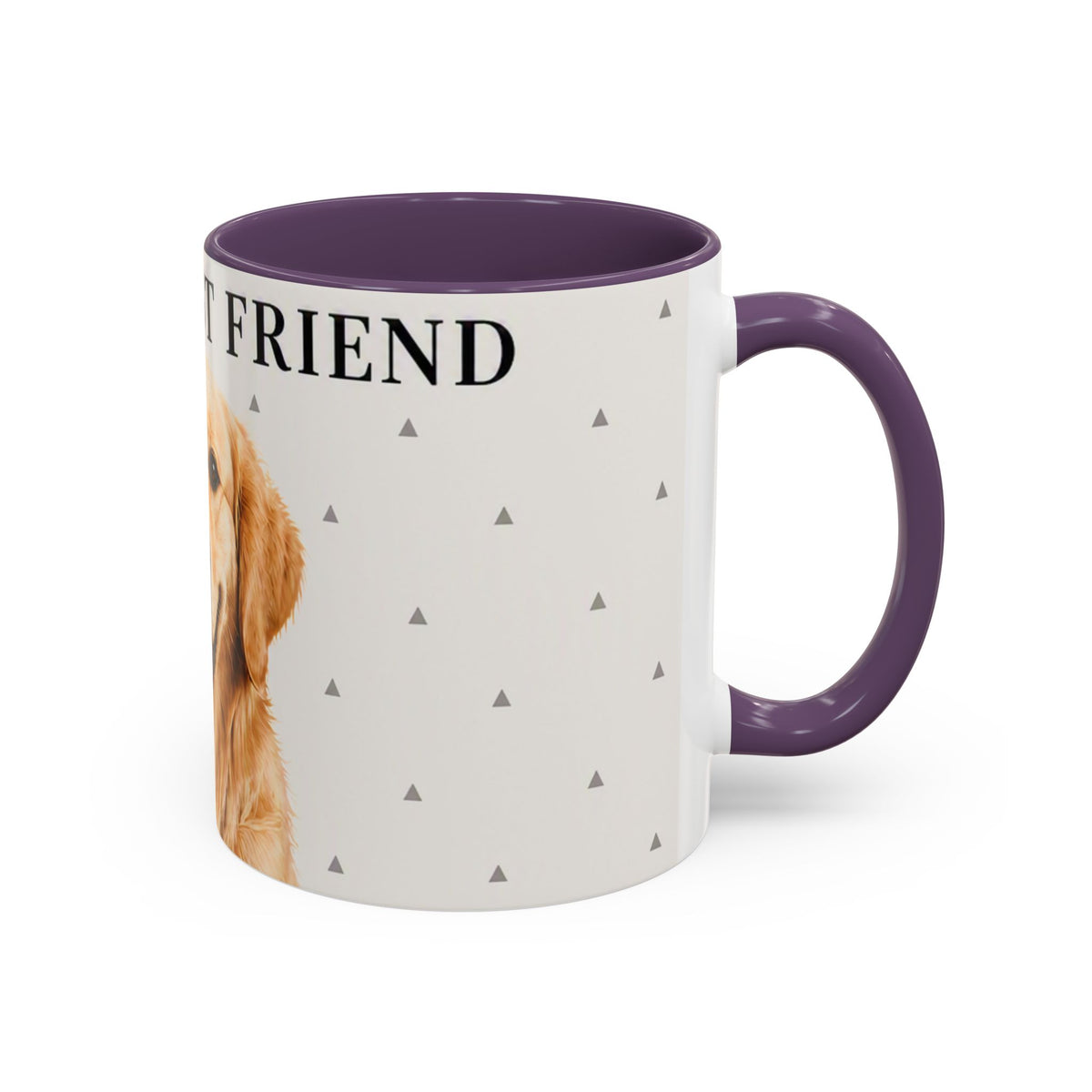 Golden Retriever 'Man's Best Friend' Accent Coffee Mug