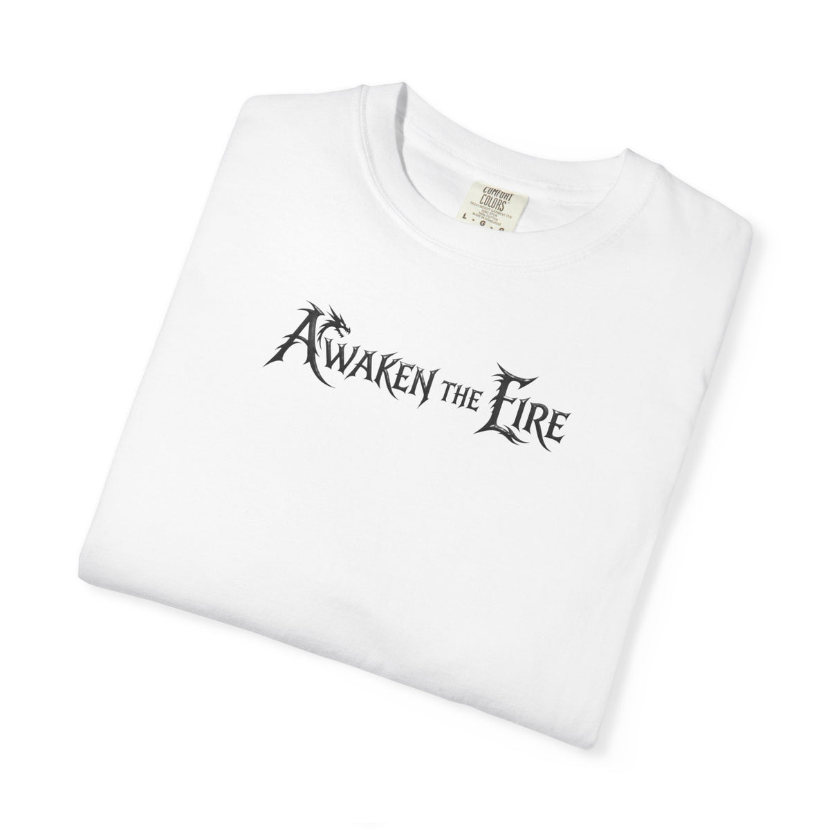 Awaken the Fire dragon T-shirt | Tribal Dragon Back Graphic