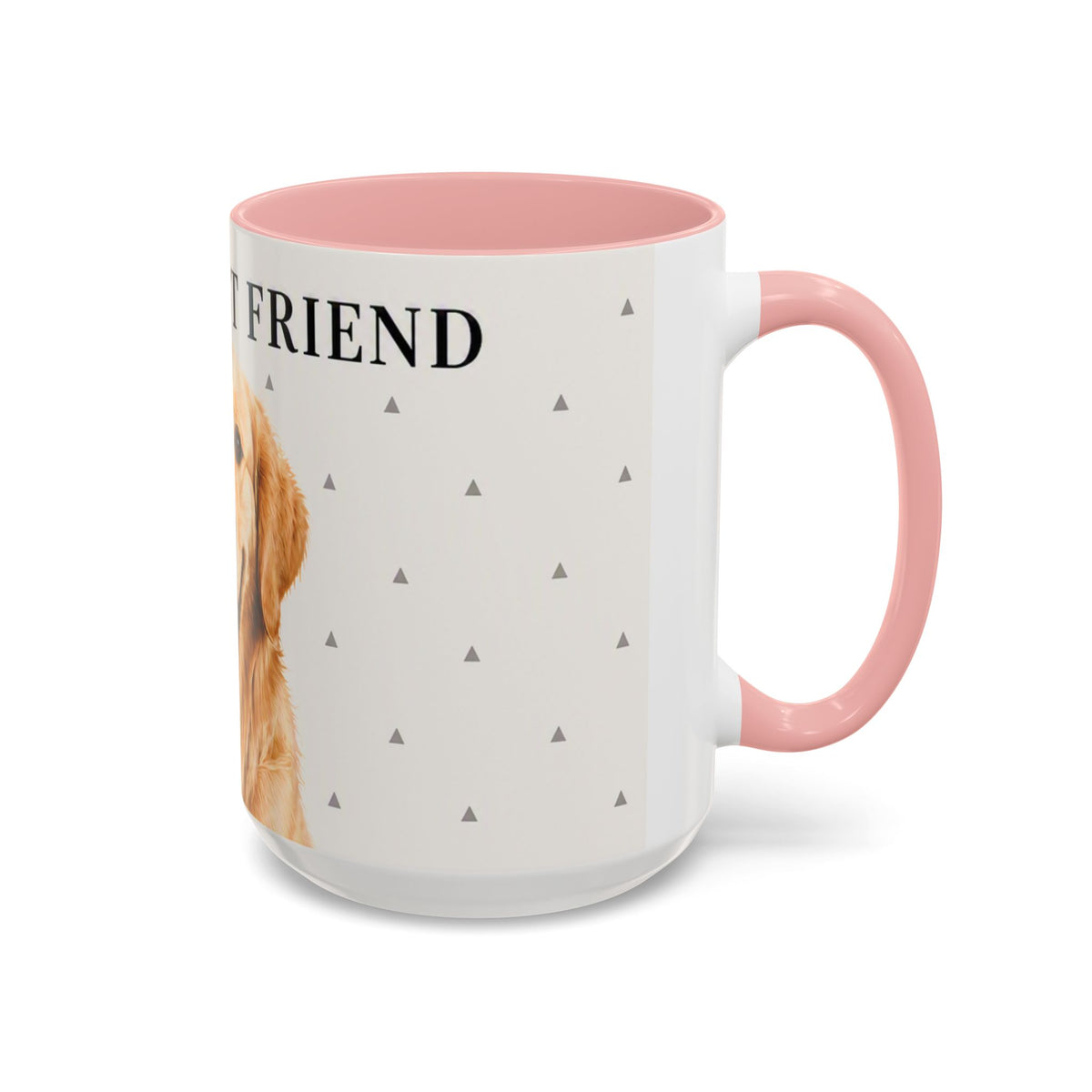 Golden Retriever 'Man's Best Friend' Accent Coffee Mug