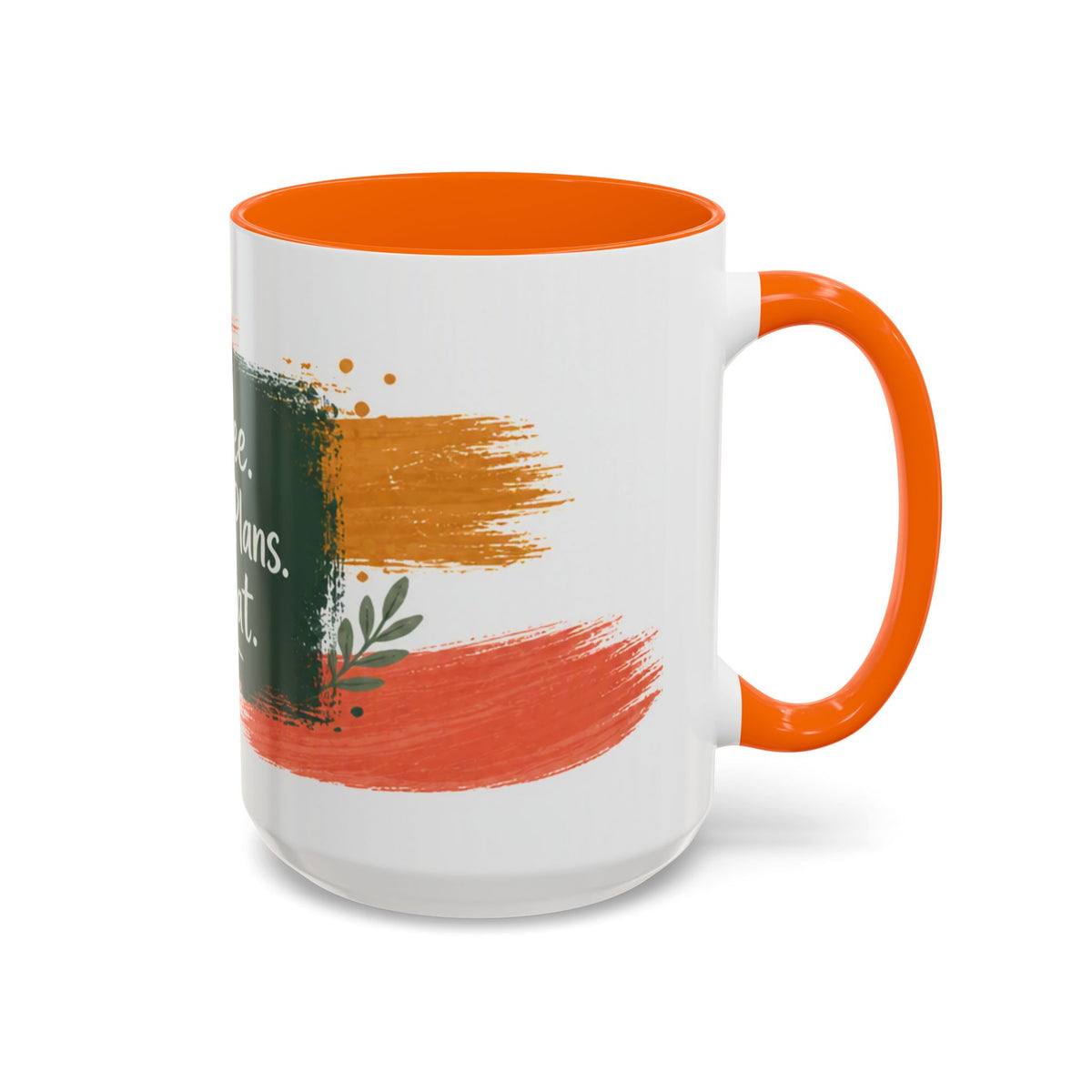 Teacher Coffee Mug - "Coffee. Lesson Plans. Repeat." Accent Ceramic Cup (11/15oz)