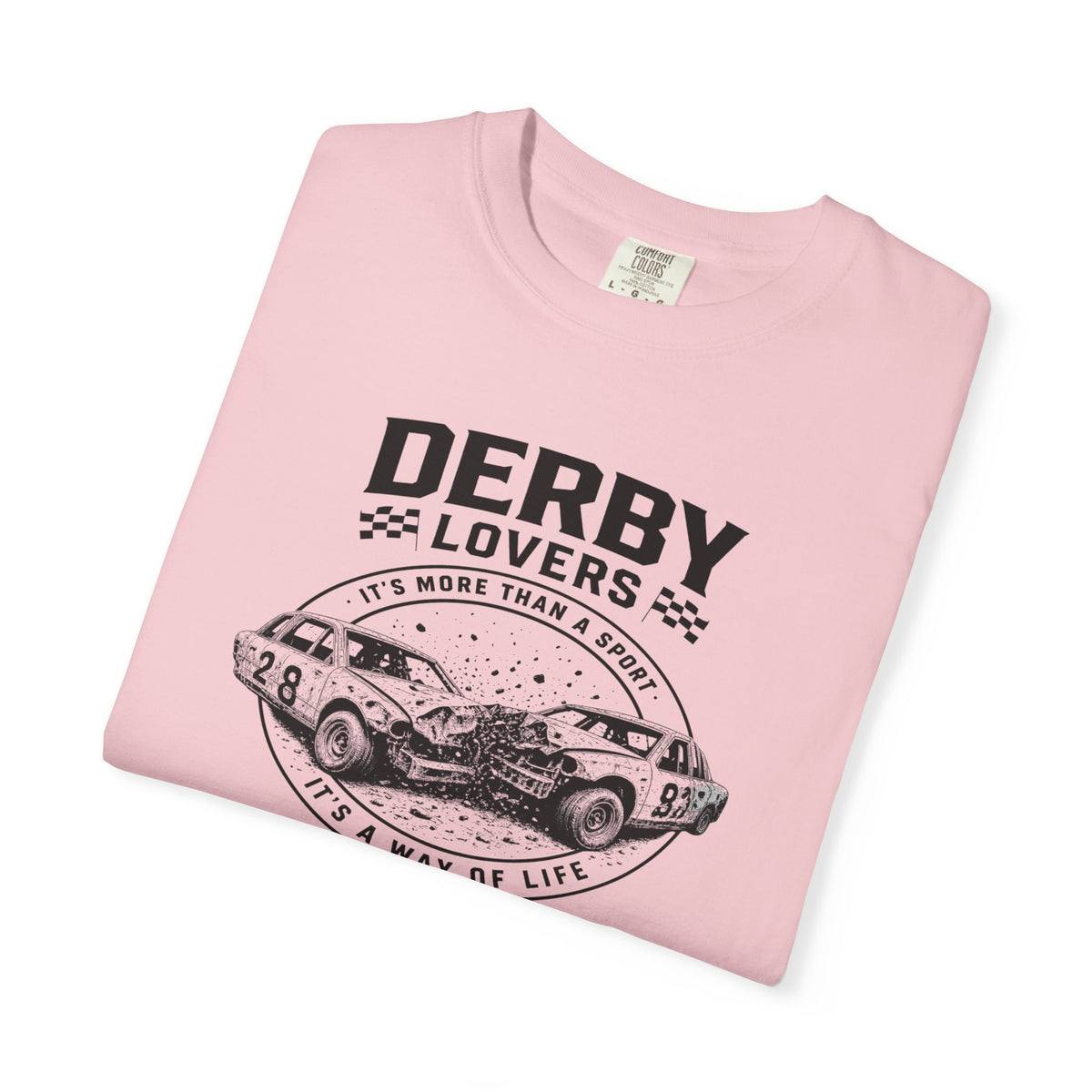 Derby Racers Illustration T-shirt | Vintage Race Car Design